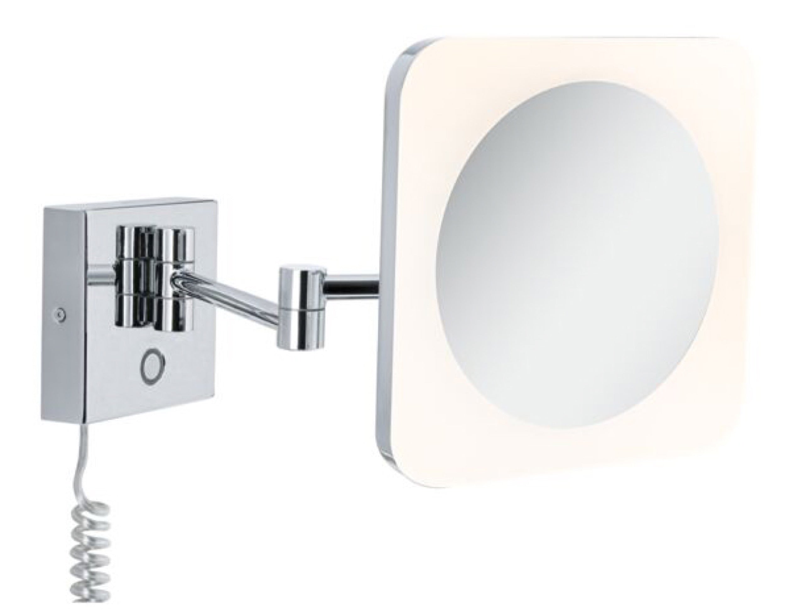 Lusterko kosmetyczne Jora LED chrom
