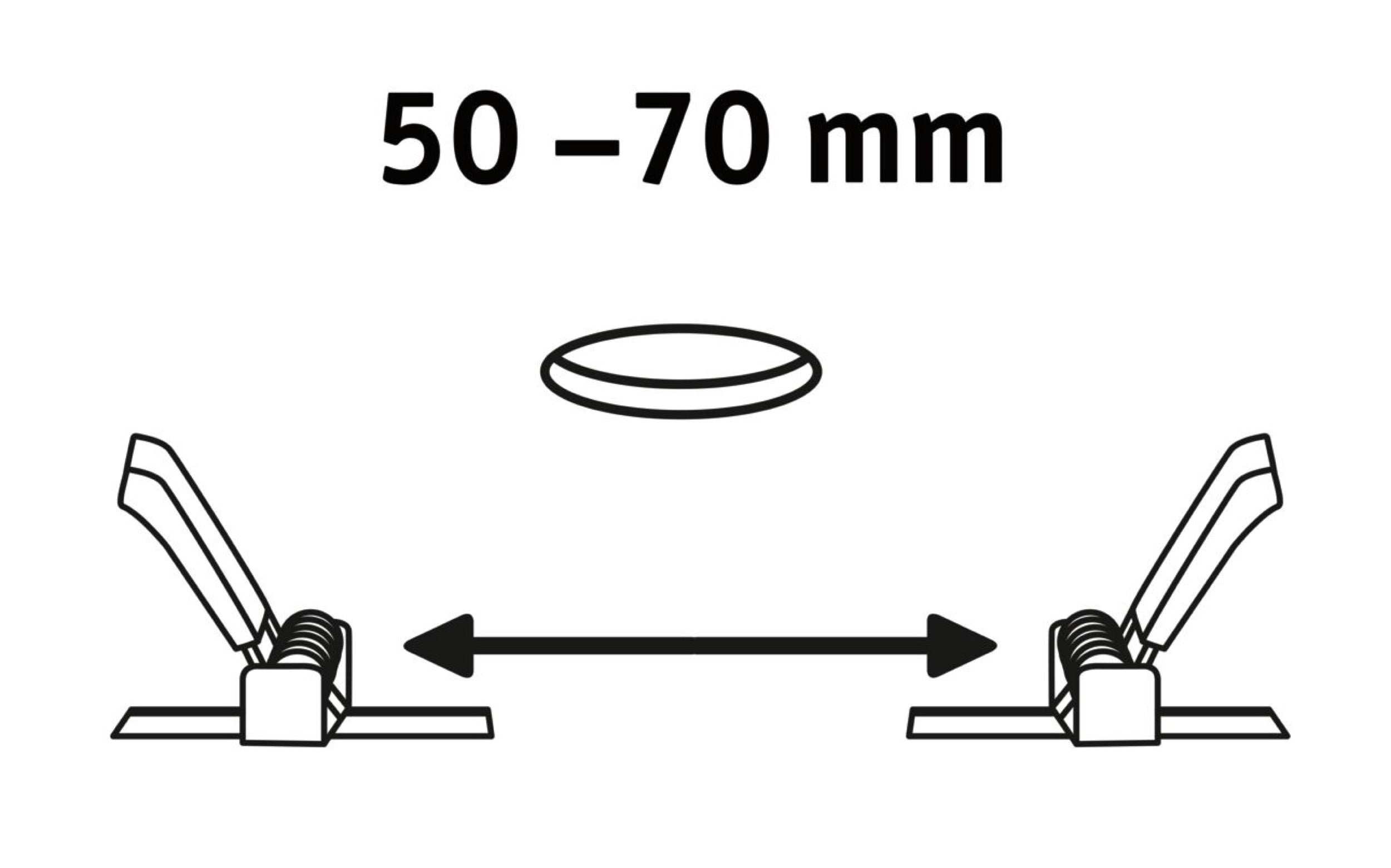 Lampa podtynkowa Veluna LED 9 cm 4000K biała