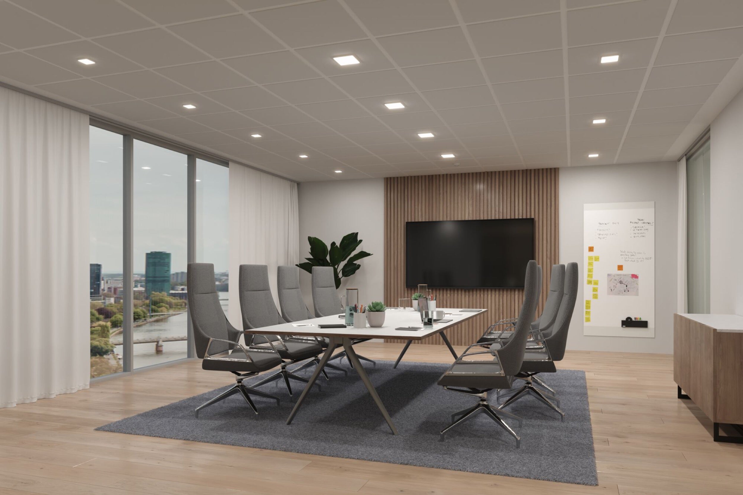 Lampa podtynkowa bezramkowa Veluna LED 12x12 cm 4000K biała