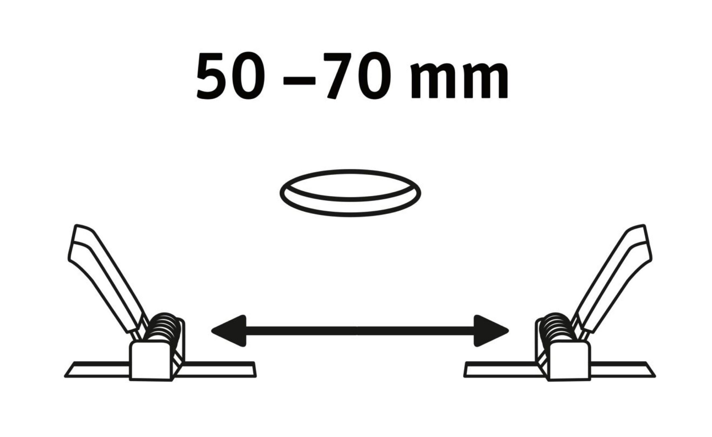 Lampa podtynkowa Veluna LED 9 cm 3000K biała