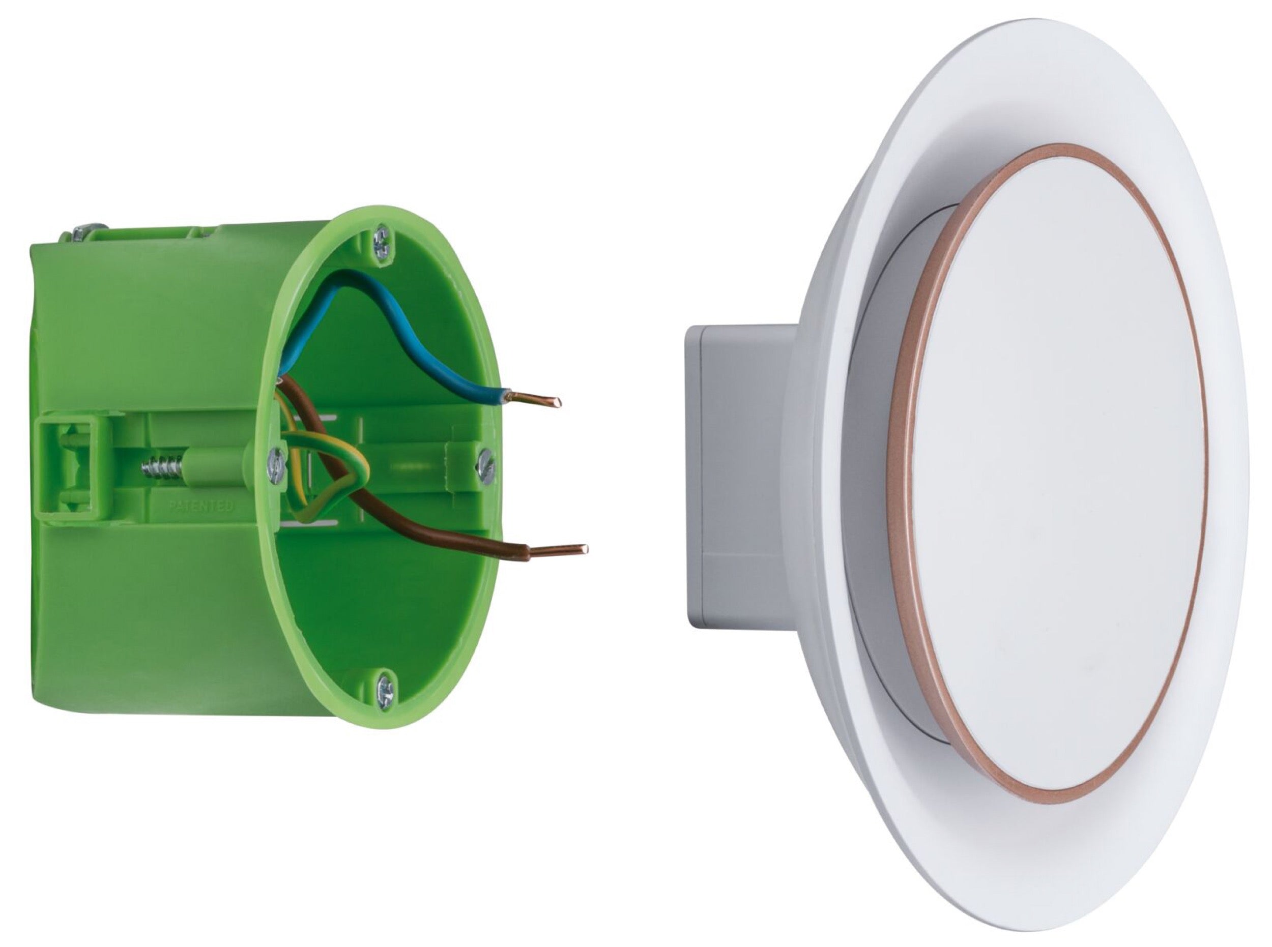 Lampa przyschodowa Neordic LED biały mat