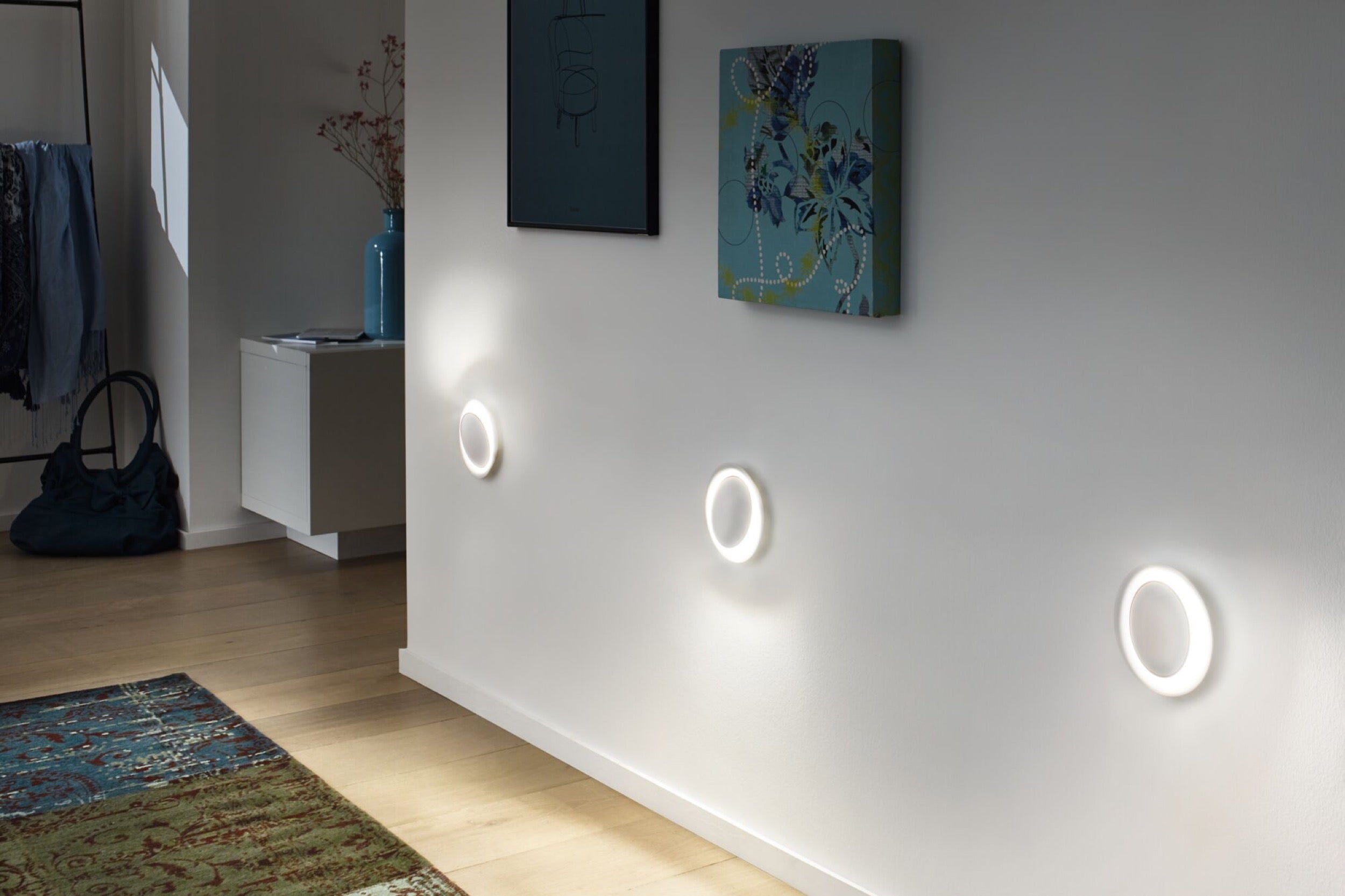 Lampa przyschodowa Neordic LED biały mat