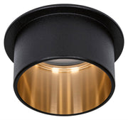 Lampa podtynkowa Gil LED czarno-złoty mat