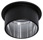 Lampa podtynkowa Gil LED czarno-srebrny mat