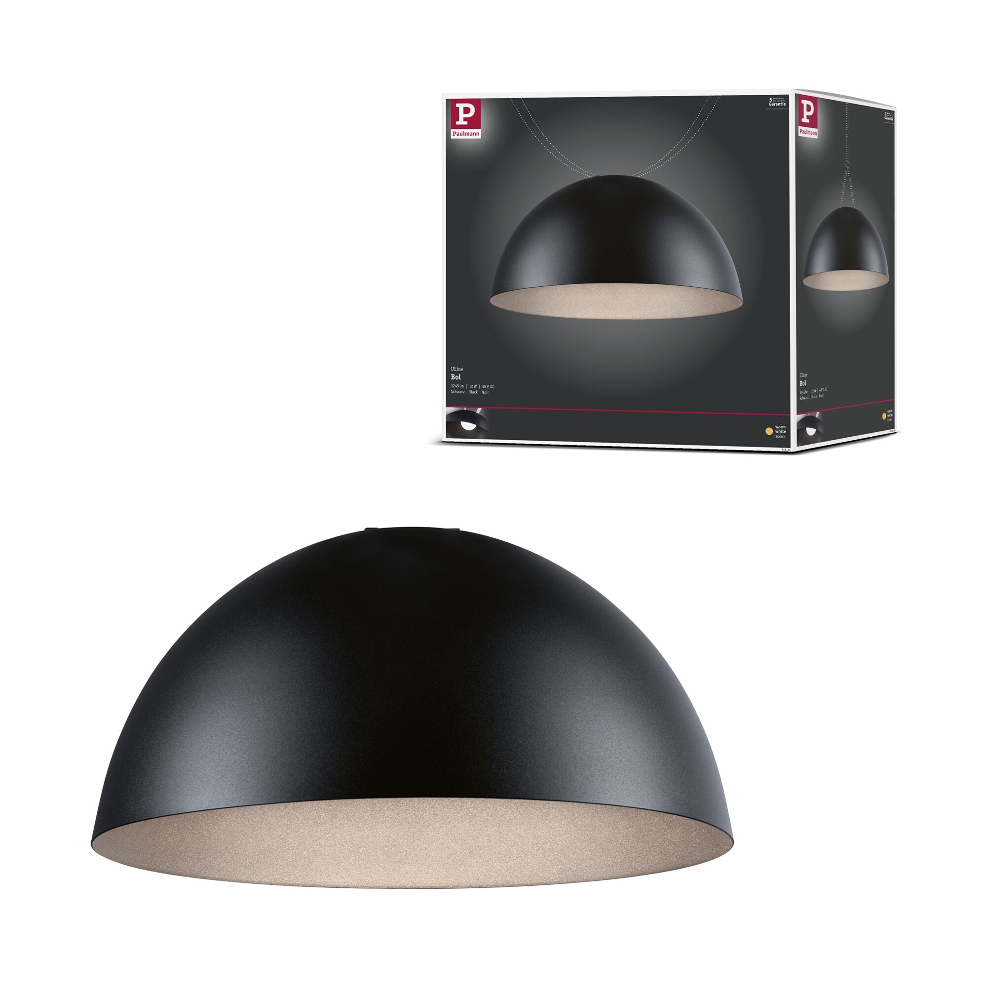 Lampa do systemu taśmowego ULine Bol LED czarna