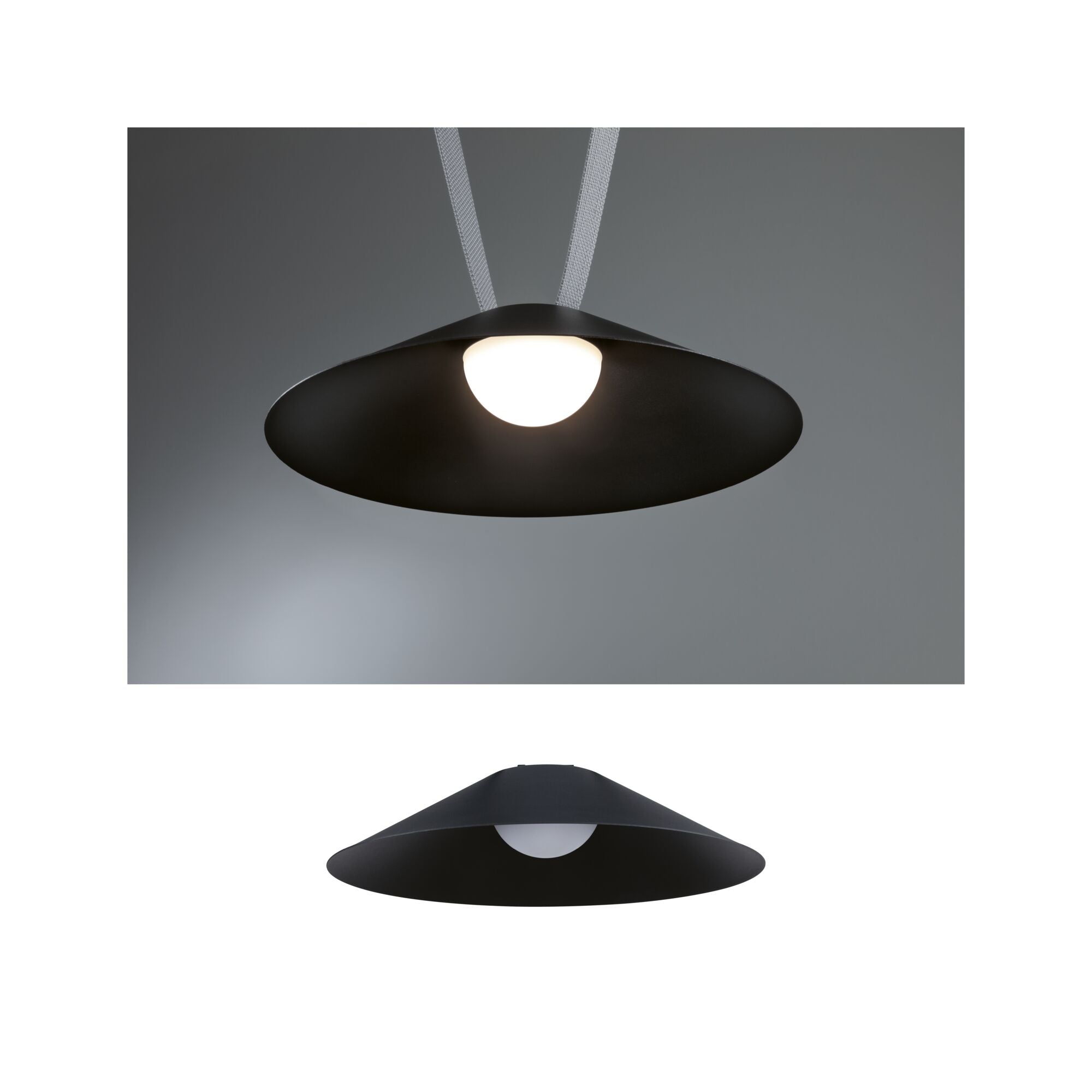 Lampa do systemu taśmowego ULine Cone LED czarna