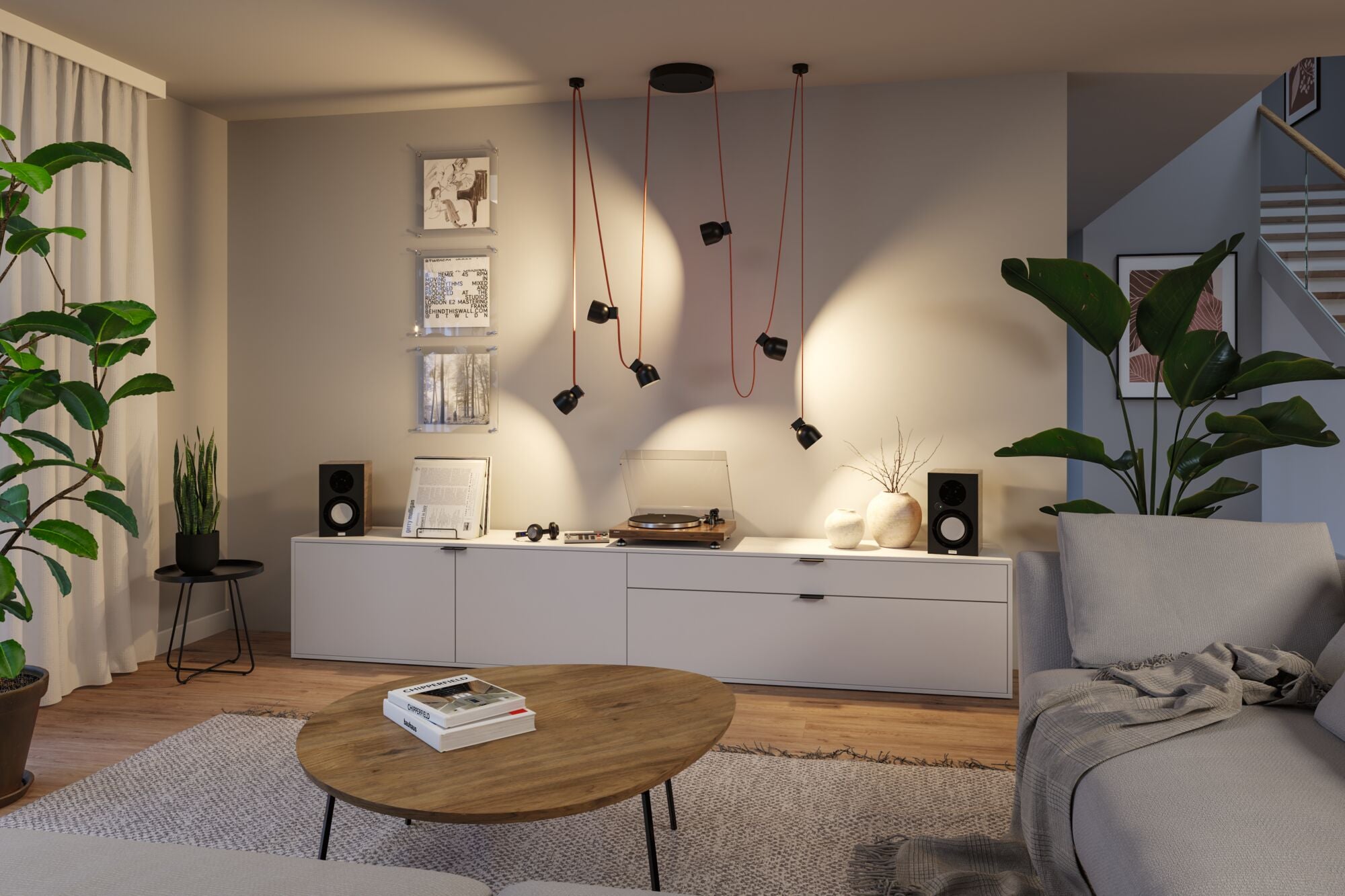 Lampa do systemu taśmowego ULine Ronde LED czarna