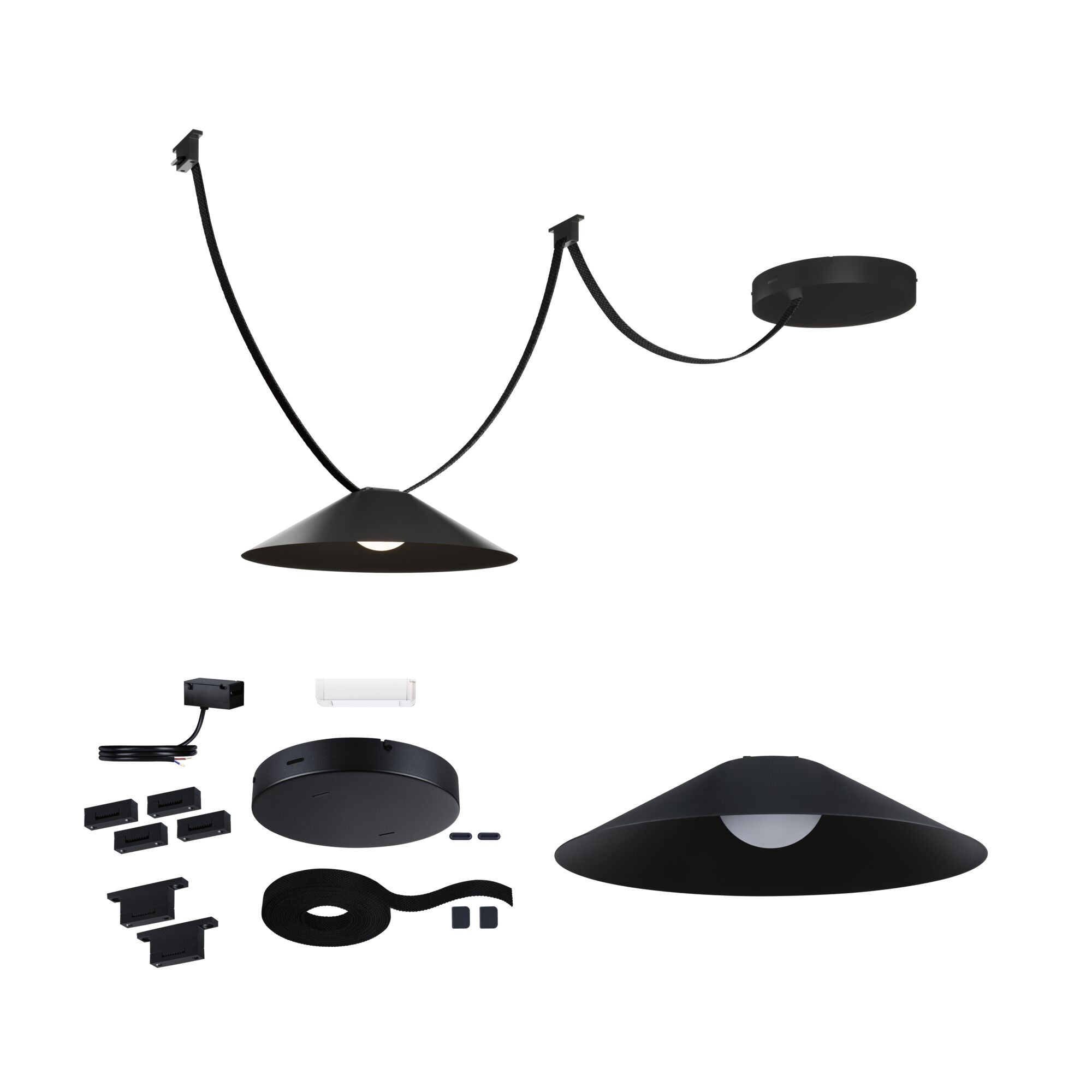 Zestaw kompletny systemu ULine Cone LED 5 m czarny