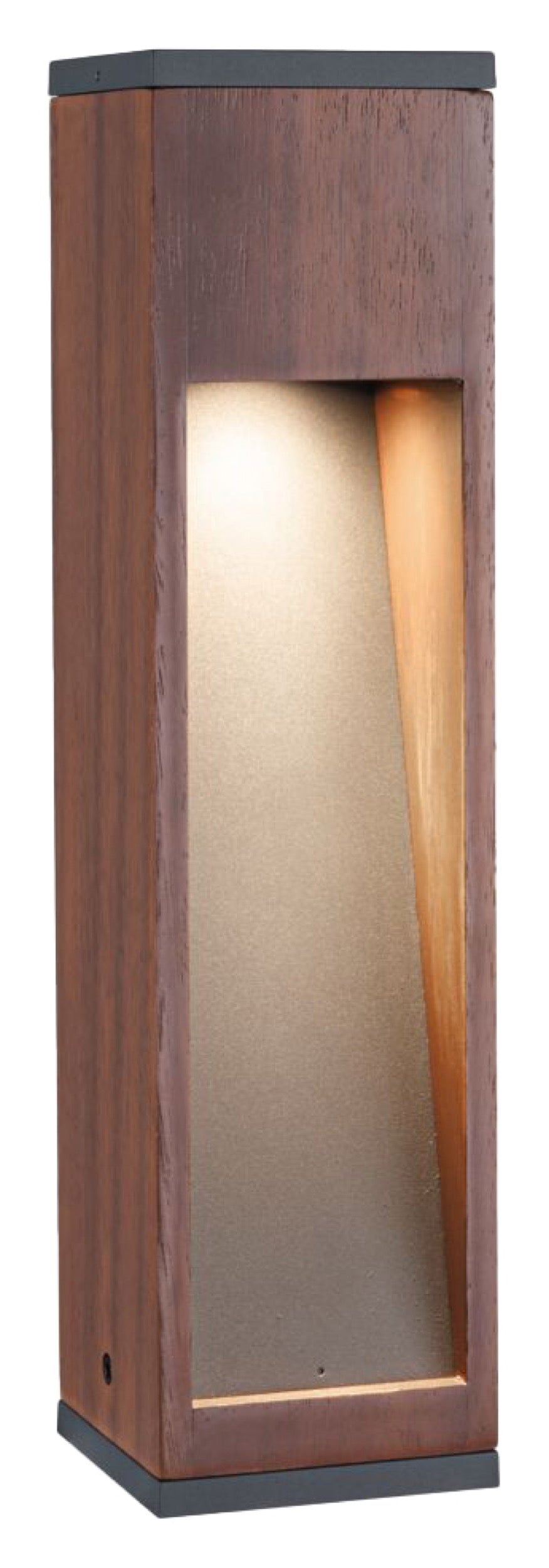 Lampa ogrodowa Trabia LED brązowa