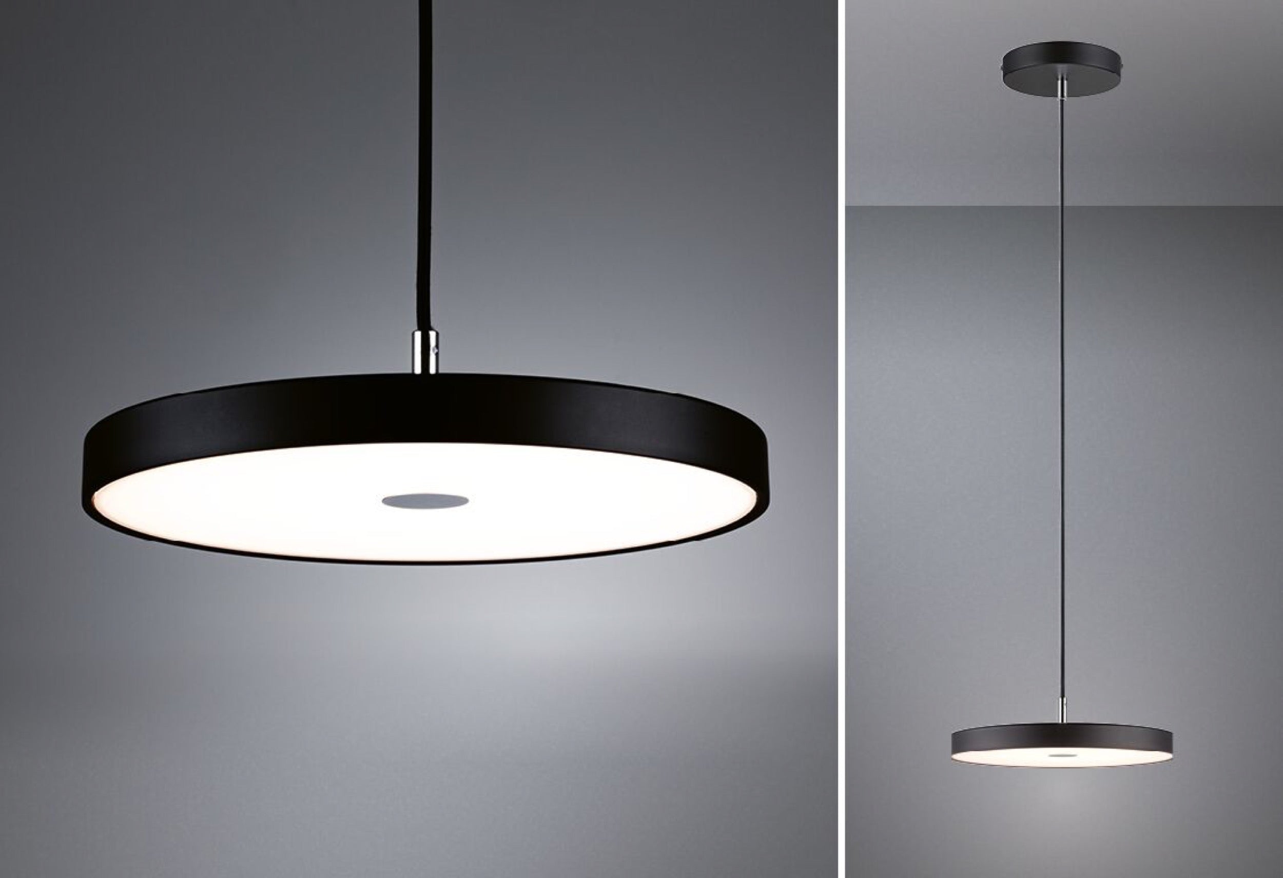 Lampa wisząca Hildor LED czarny mat
