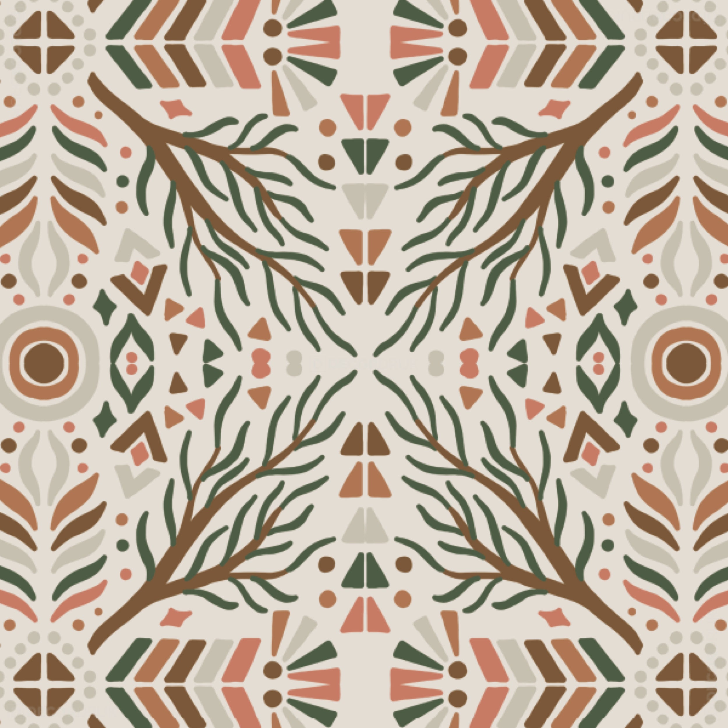 Poduszka dekoracyjna Boho 40x40 cm geometryczne boho
