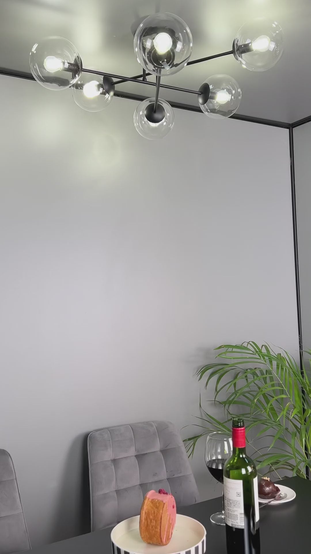 Załaduj wideo: Lampa sufitowa Minturno miodowa x6
