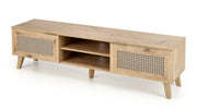 Szafka RTV Trivilla 150 cm dąb artisan/ plecionka wiedeńska