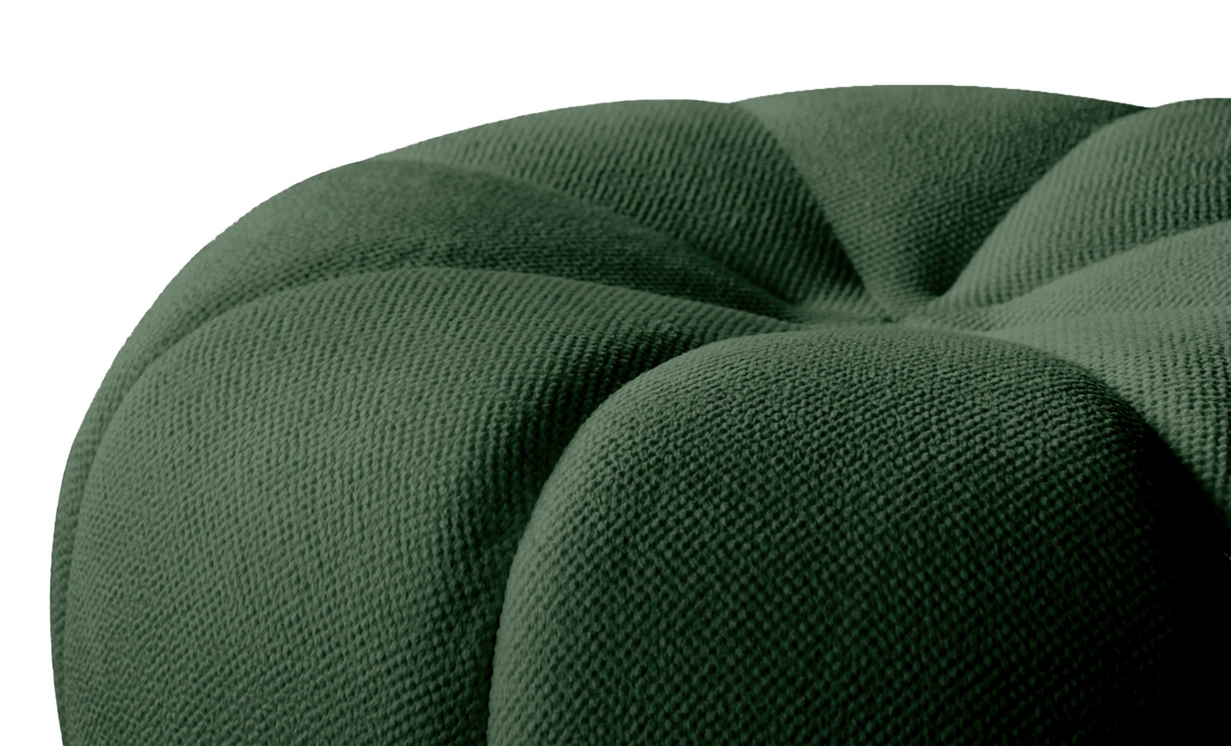 Pufa Pumpkini butelkowa zieleń plecionka hydrofobowa