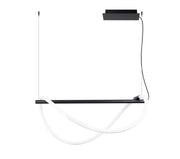 Lampa wisząca Quesses 84 cm czarna