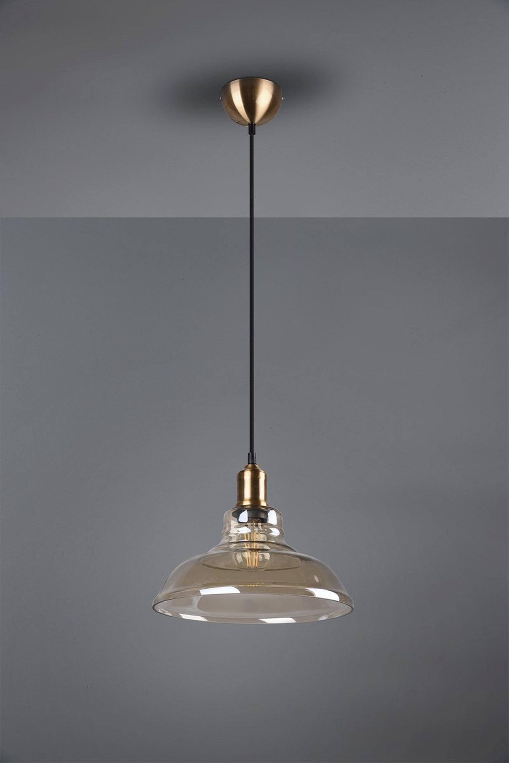 Lampa wisząca Aldo x1 złota