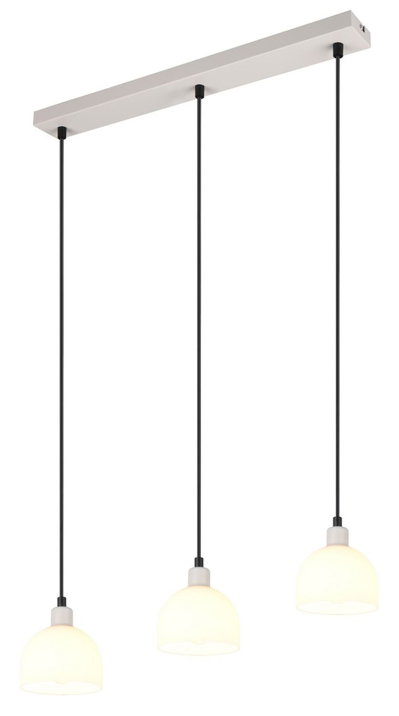 Lampa wisząca Molly x3 szara