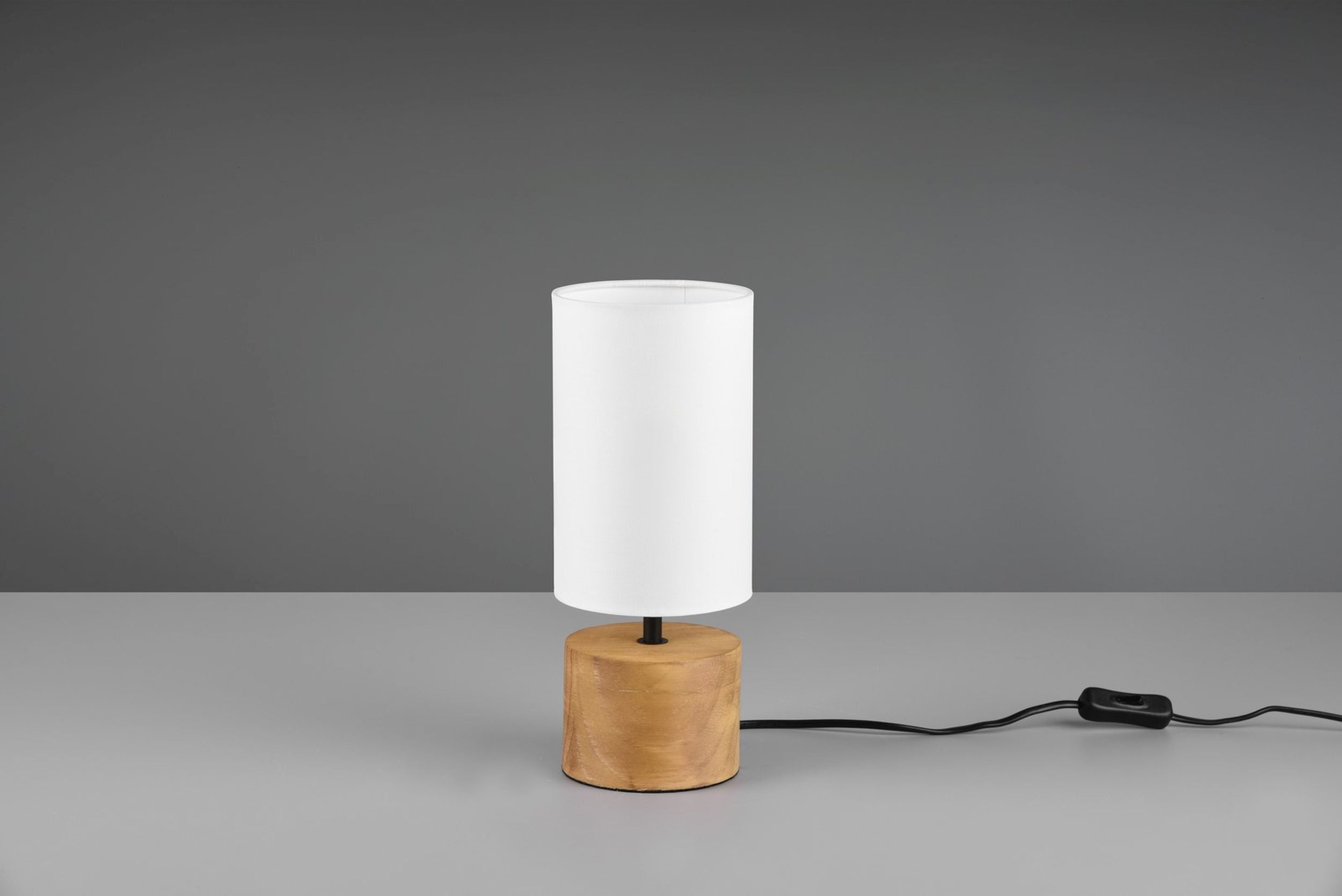 Lampa stołowa Woody jasnobrązowa podstawa