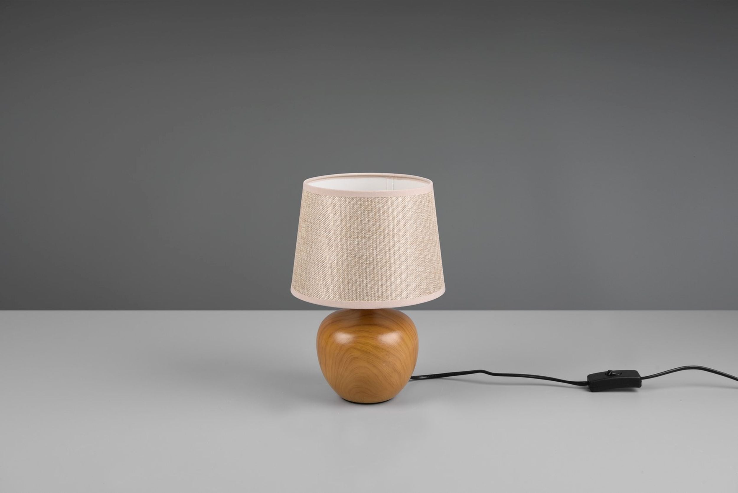 Lampa stołowa Luxor 26 cm brązowo-beżowa