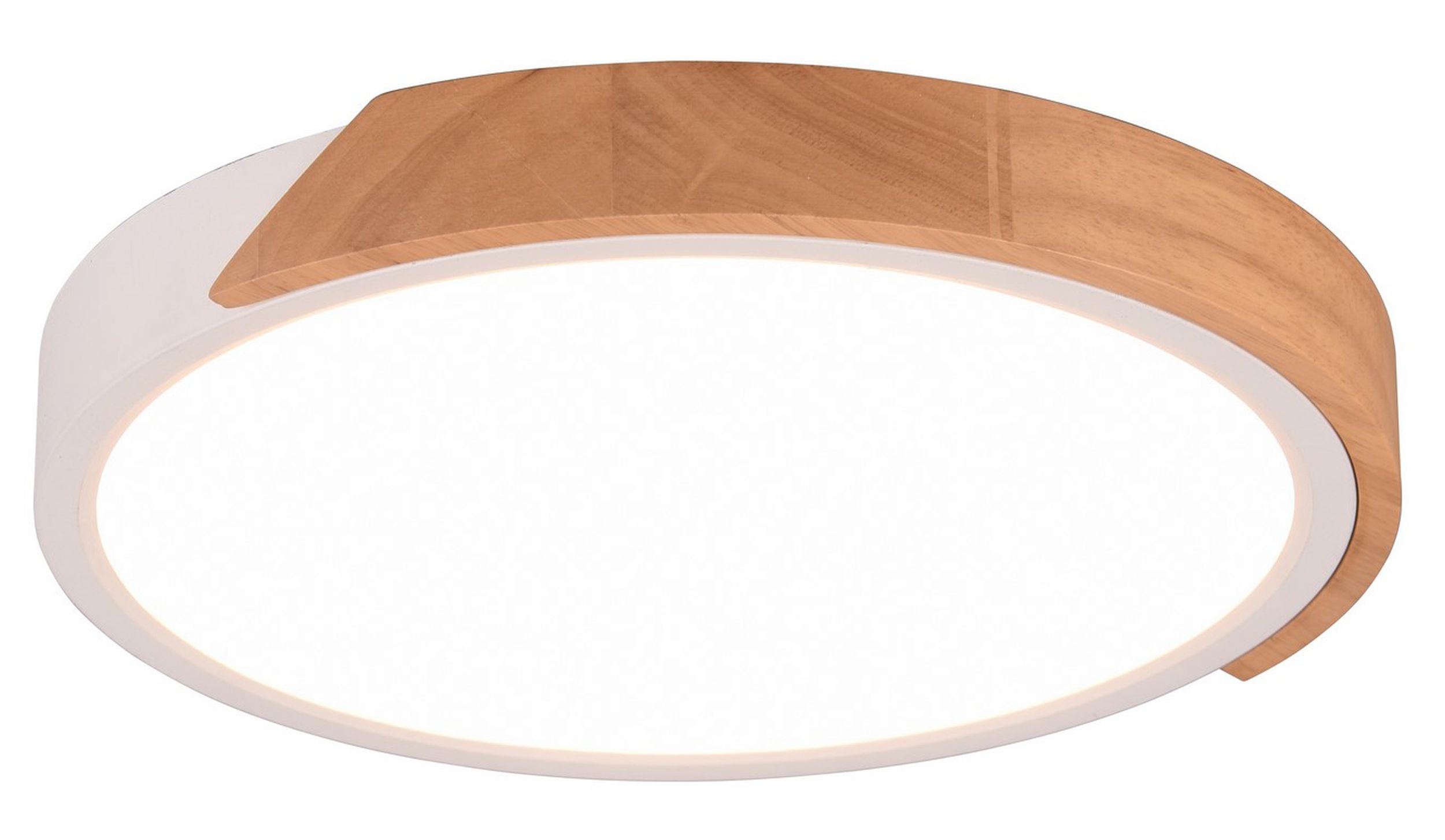 Plafon Jano LED biało-brązowy