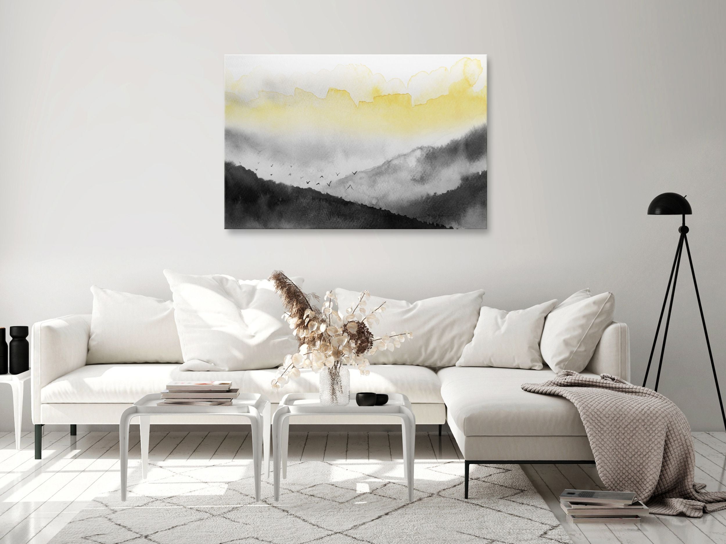 Obraz Rozległy pejzaż jednoczęściowy 90x60 cm szeroki