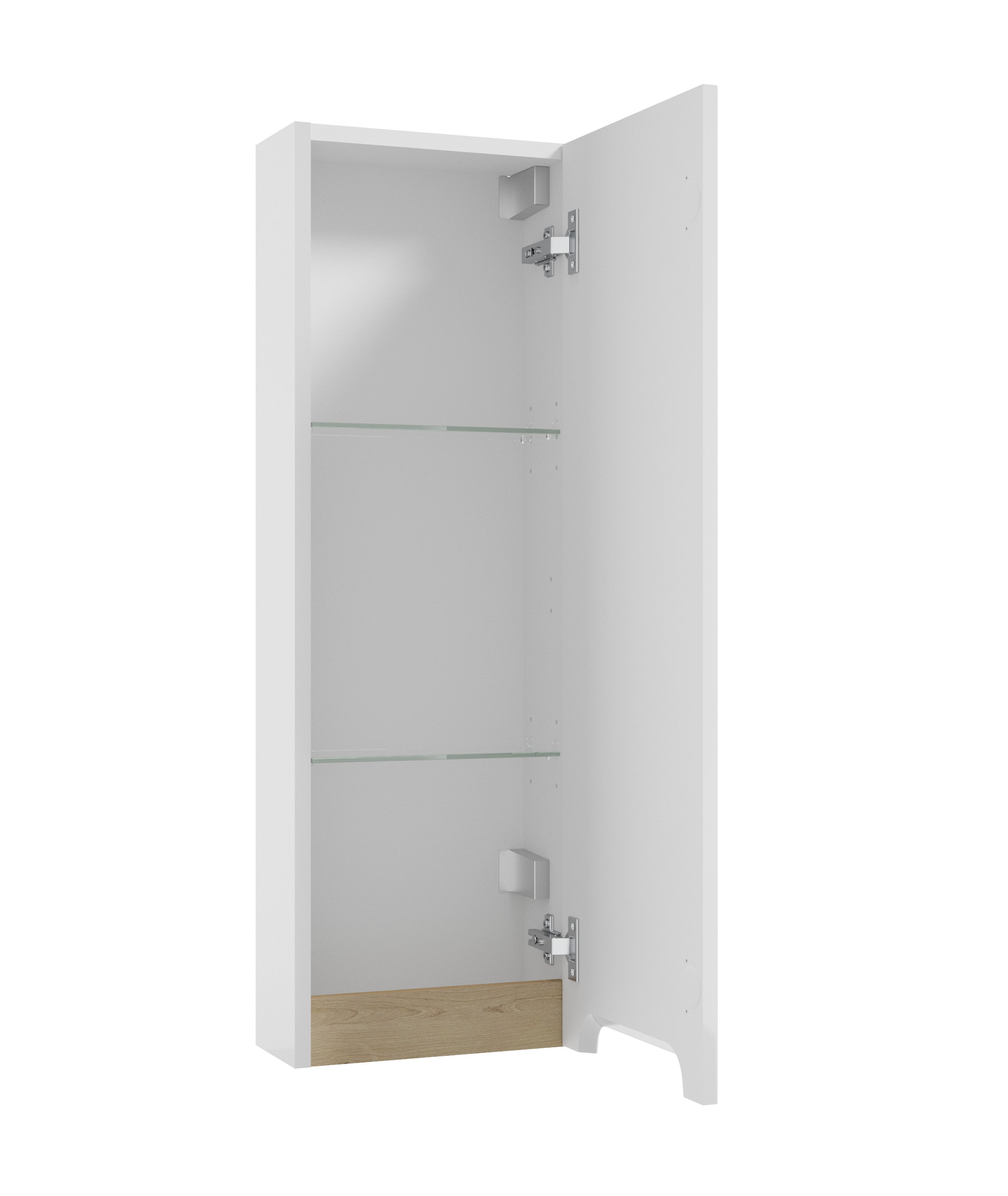 Szafka łazienkowa wisząca Saeli jednodrzwiowa 30x90x15 cm