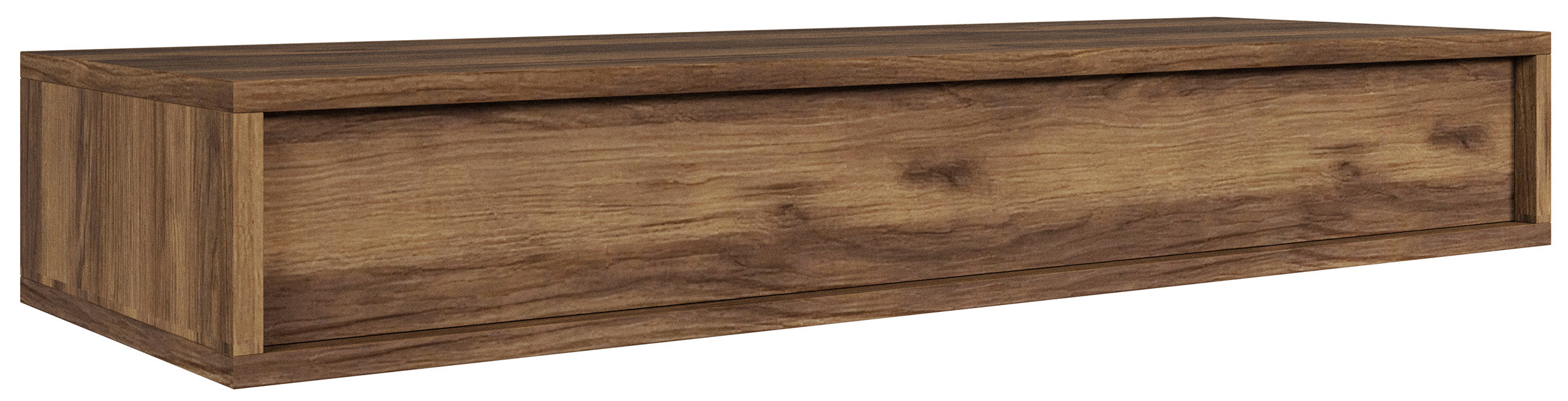 Konsola Sanva z szufladą wisząca 90 cm orzech warmia