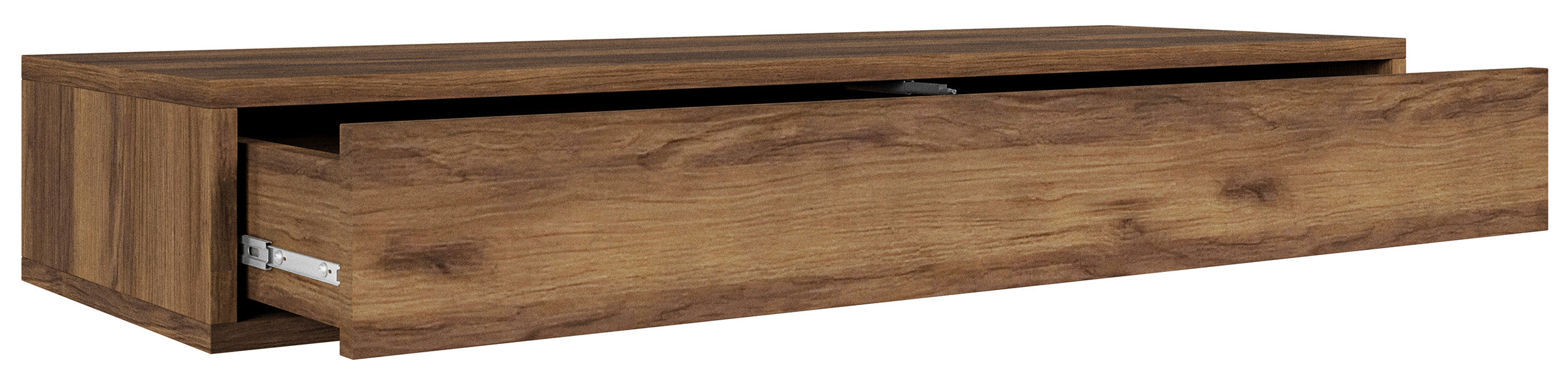 Konsola Sanva z szufladą wisząca 90 cm orzech warmia