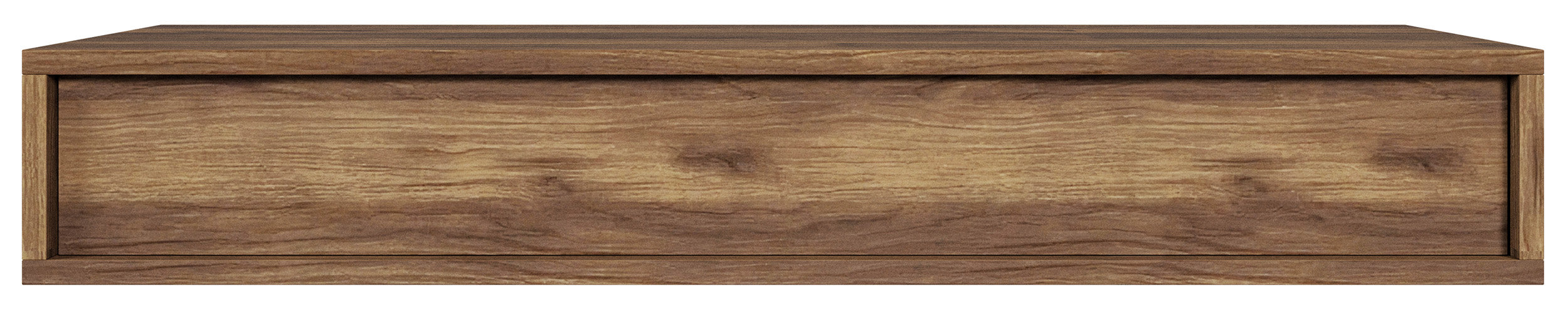 Konsola Sanva z szufladą wisząca 90 cm orzech warmia