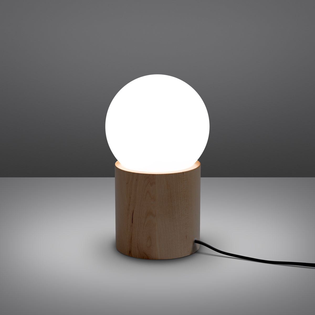 Lampka na biurko Sulpful naturalne drewno