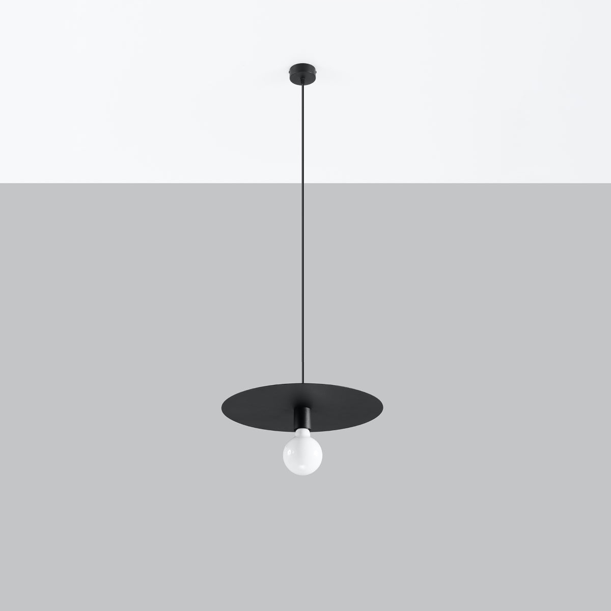 Lampa wisząca Saturit czarna