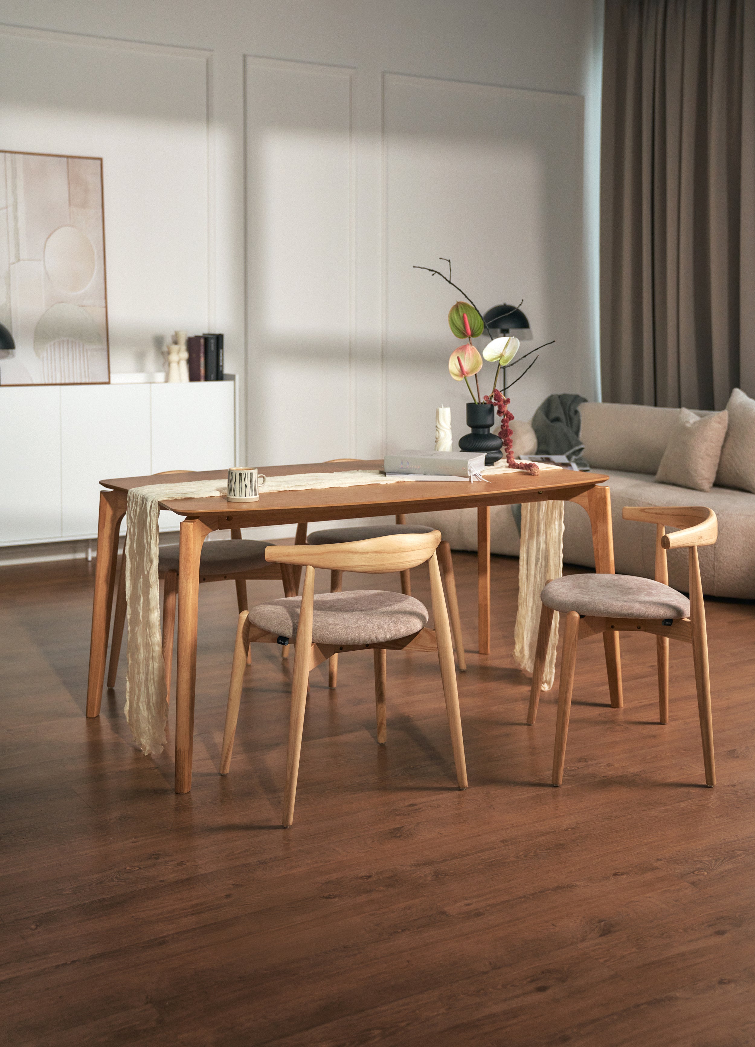 Stół do jadalni Speatic 150x90 cm dąb naturalny