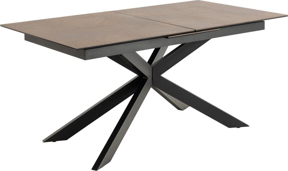 Stół do jadalni Shimess ceramiczny blat rozkładany o wzorze brązowej rdzy 168-210 cm