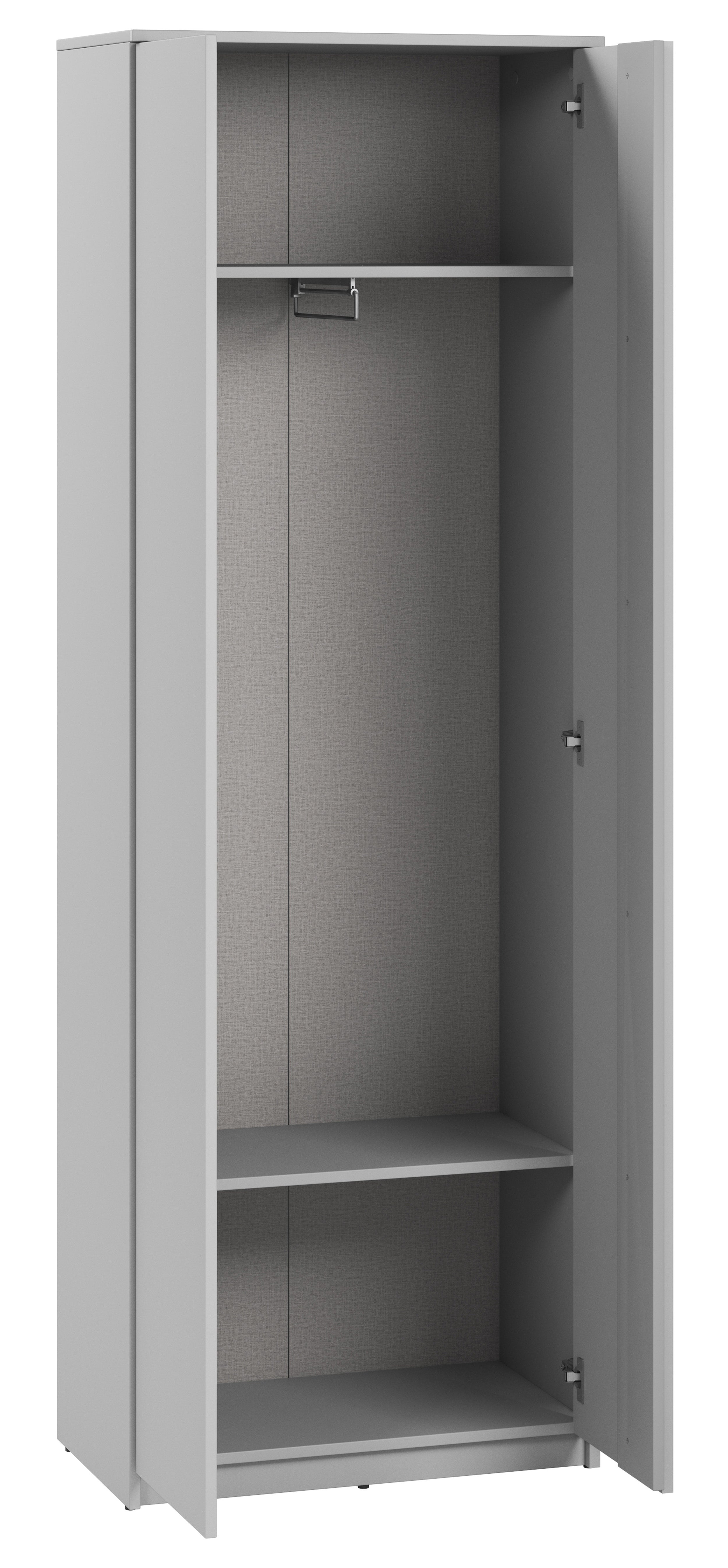 Szafa dwudrzwiowa Simply 69 cm szara