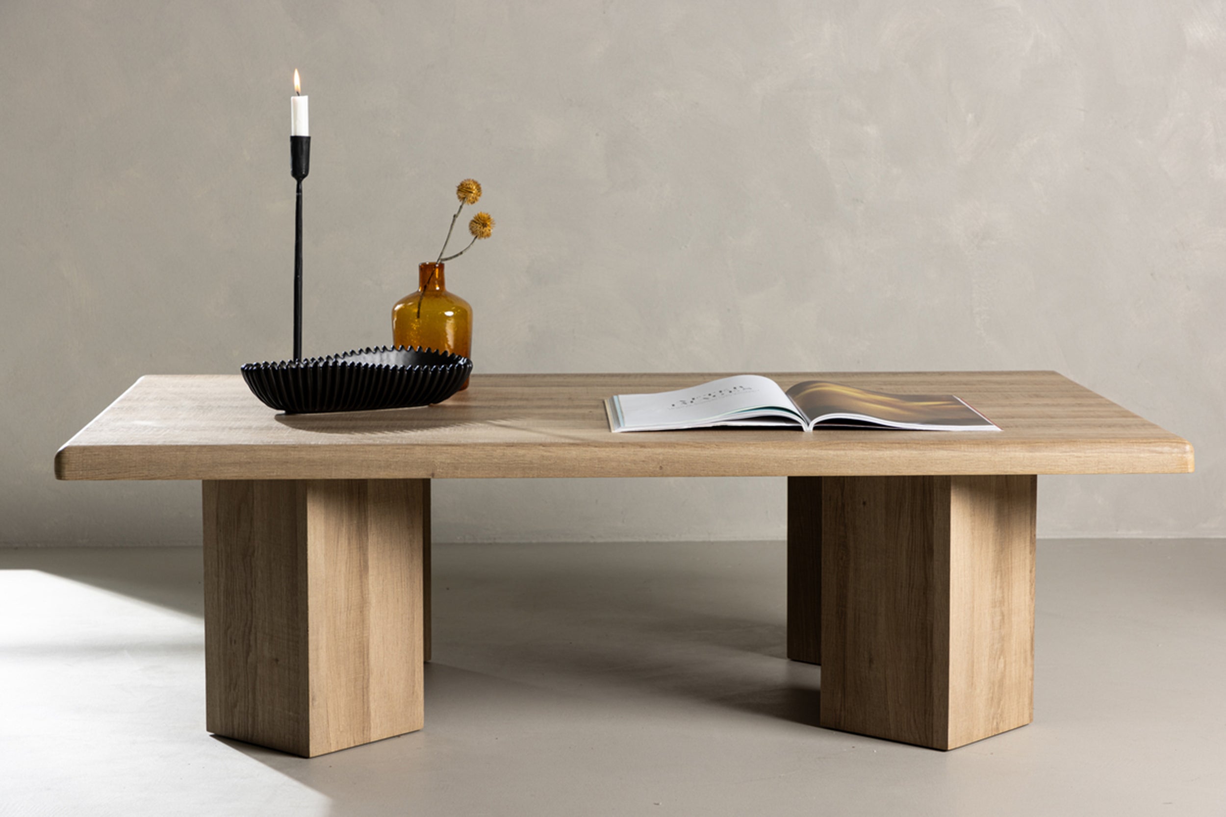 Stolik kawowy Slavell 140x80x40cm dąb naturalny