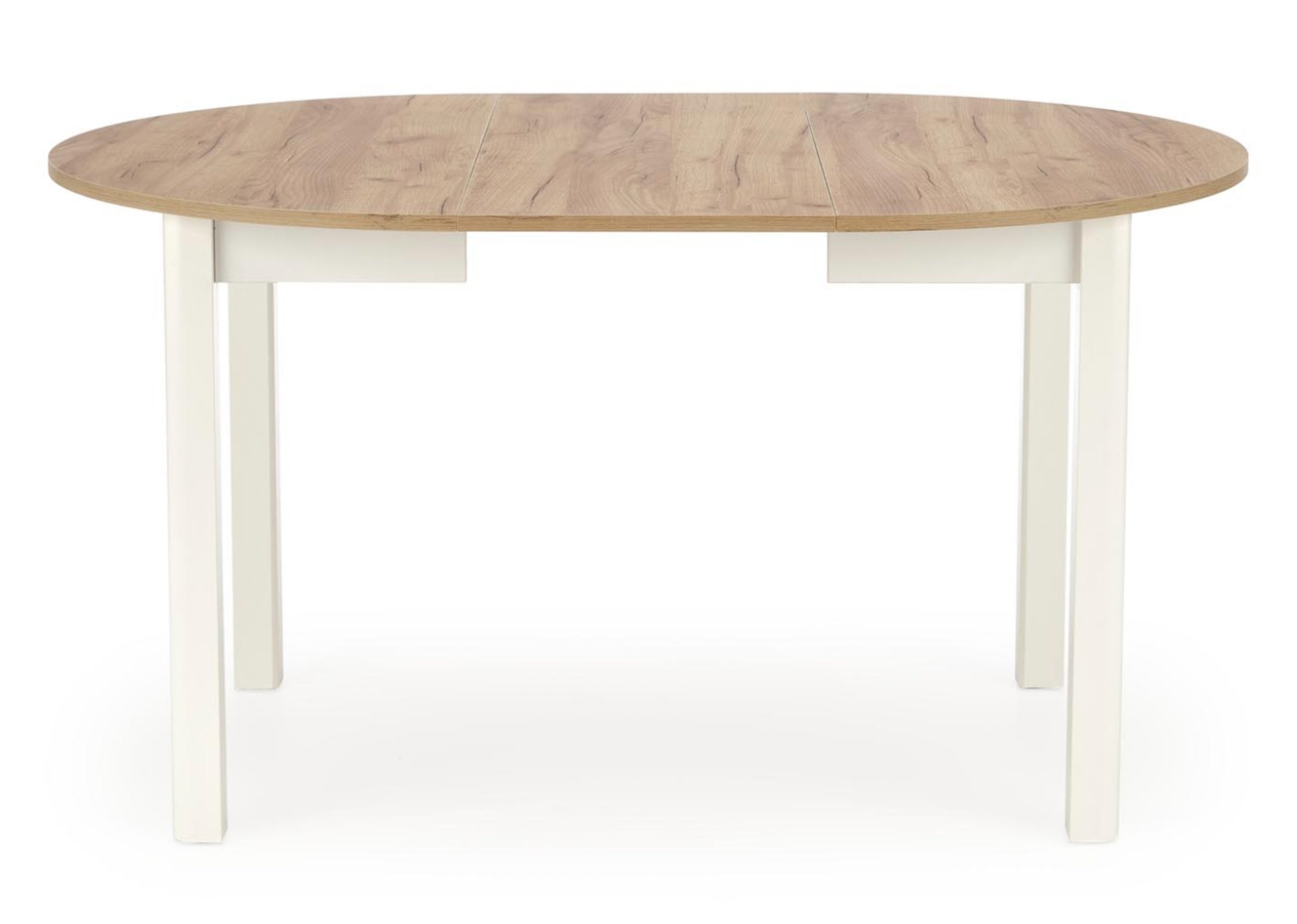 Stół rozkładany Nelloom 102-142x102 dąb craft/ biały