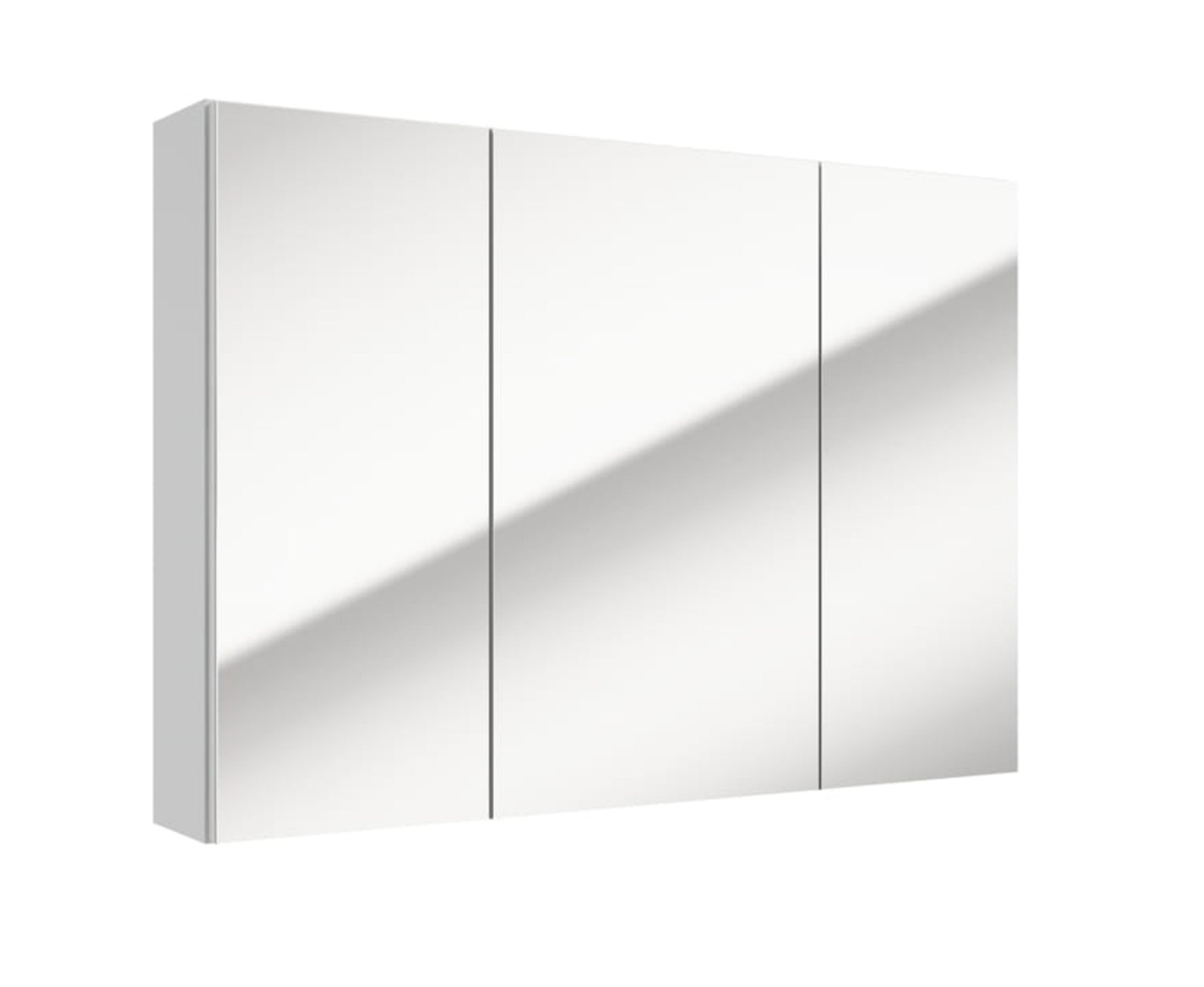 Szafka łazienkowa wisząca Stouq 85x60x15 cm z lustrem biała