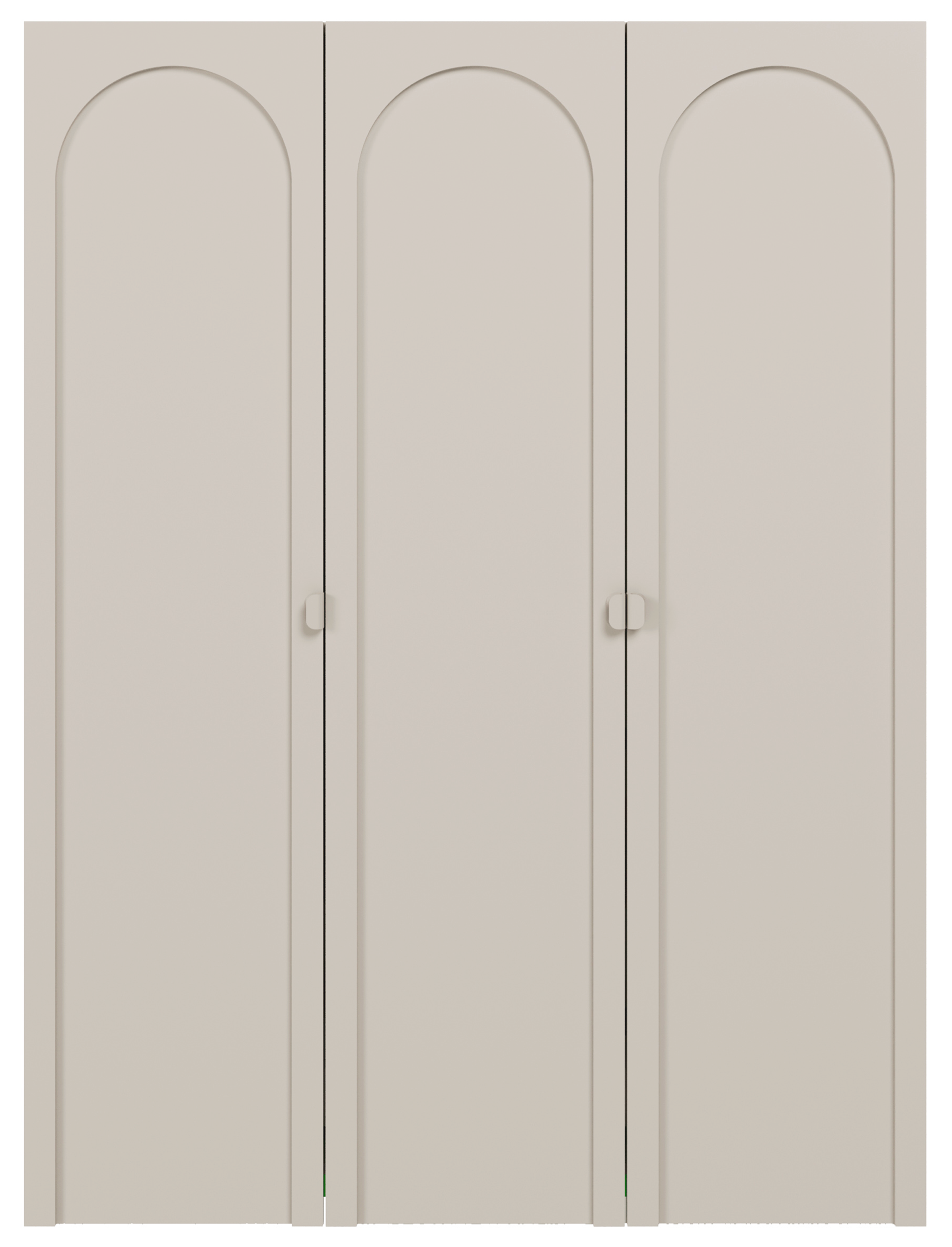 Szafa trzydrzwiowa Arkadia z frezowanym frontem 150 cm kaszmir