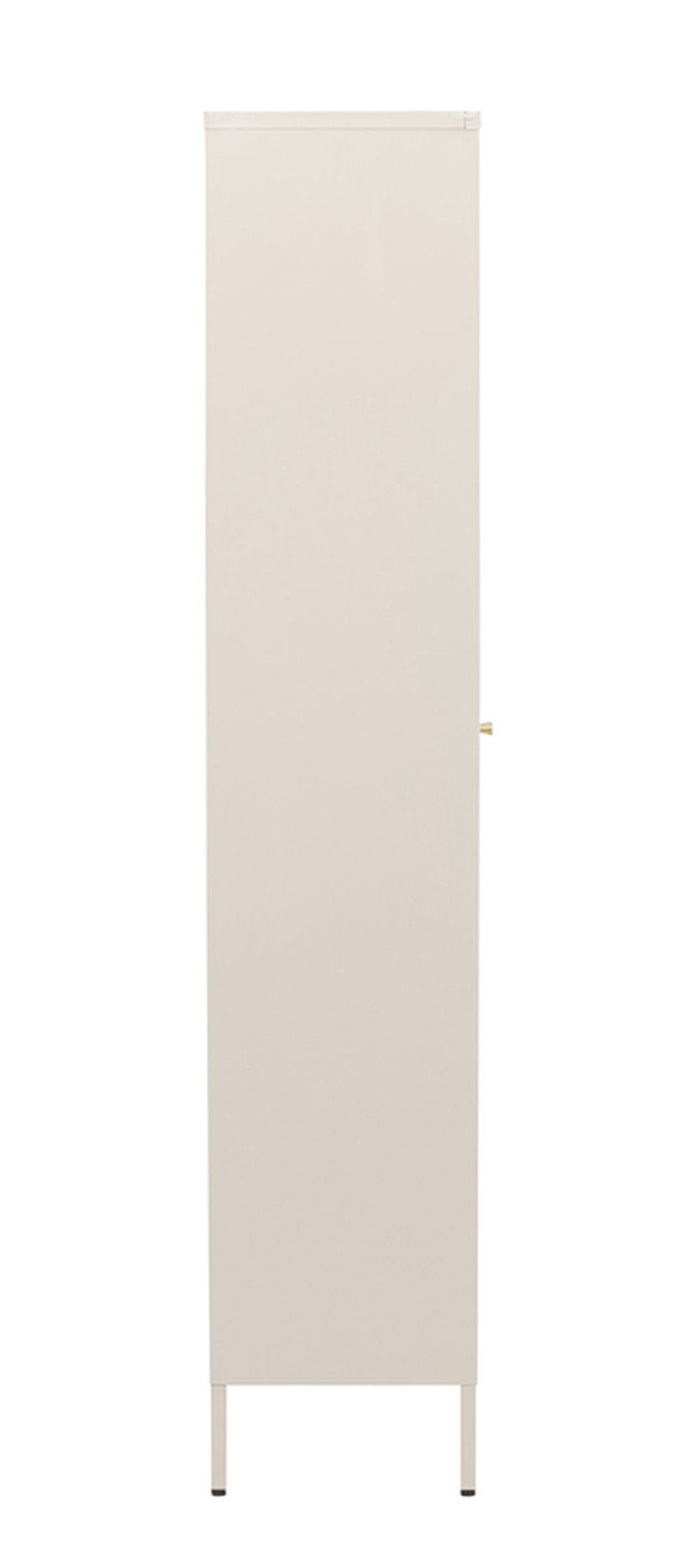 Witryna dwudrzwiowa Bequiti 180x80 cm wysoka beżowa