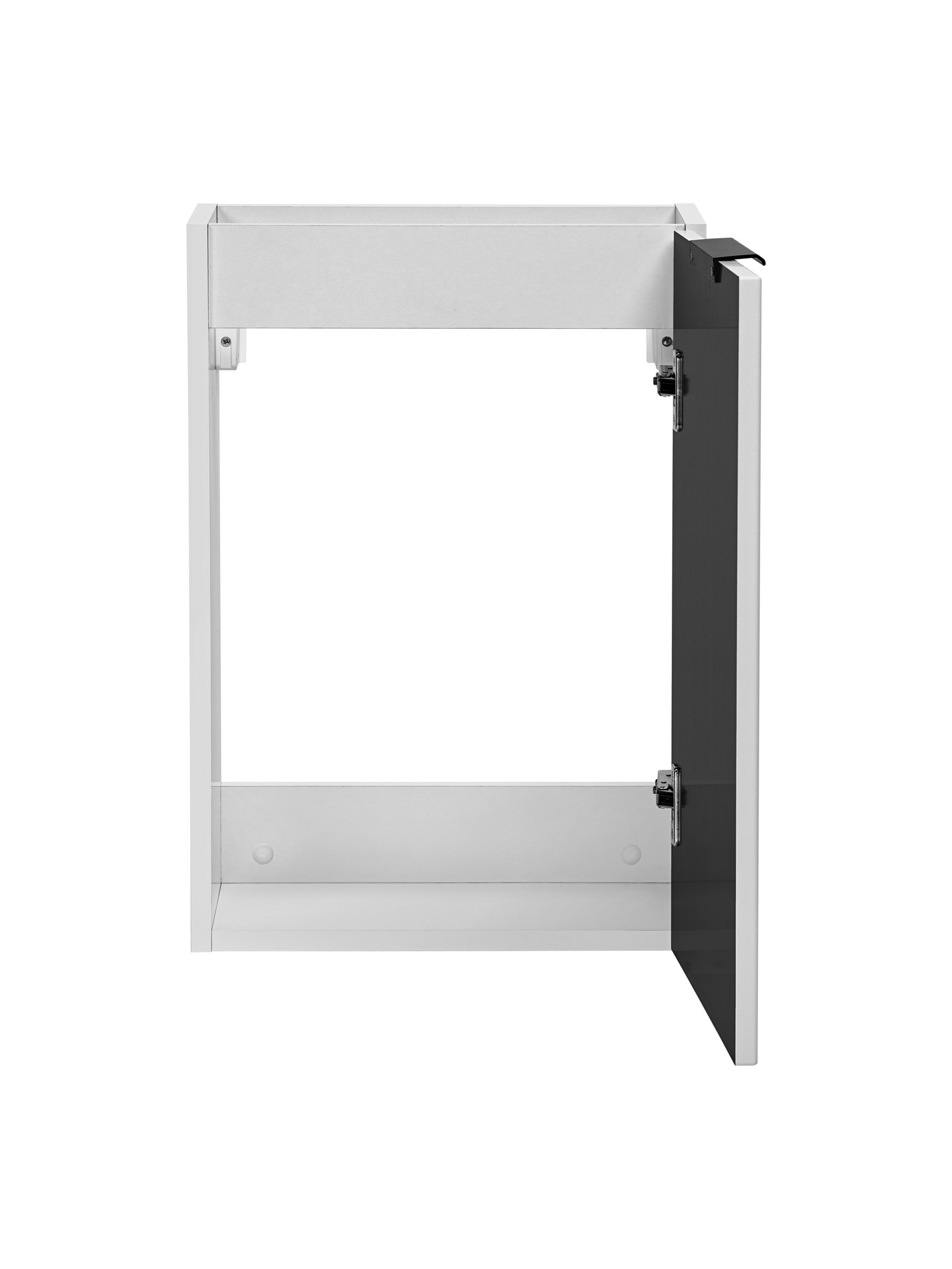 Szafka pod umywalkę Temirni 40 cm wisząca biała lamele