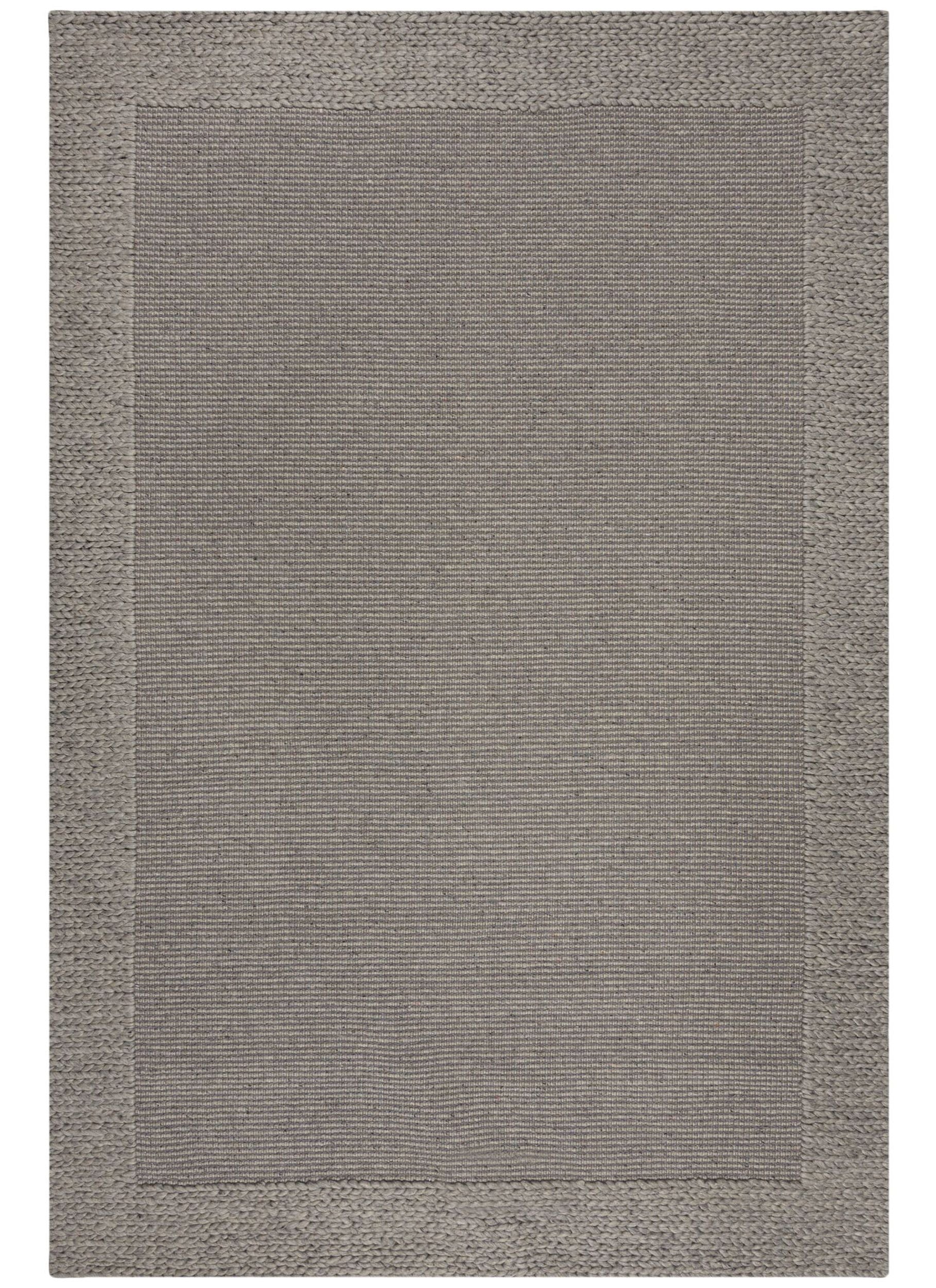 Dywan Rue Plait 160x230 cm z wełną szary