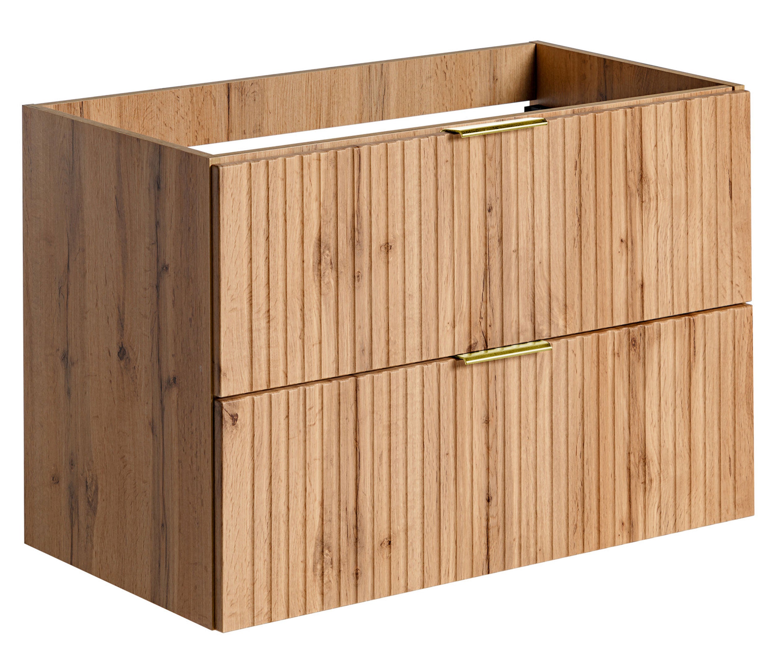 Szafka pod umywalkę Temirni 80 cm dąb wotan lamele