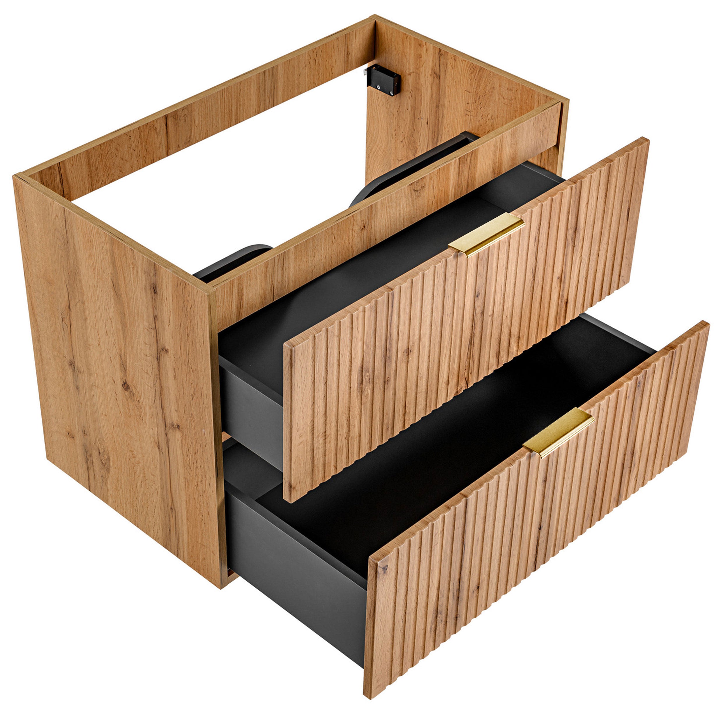 Szafka pod umywalkę Temirni 80 cm dąb wotan lamele