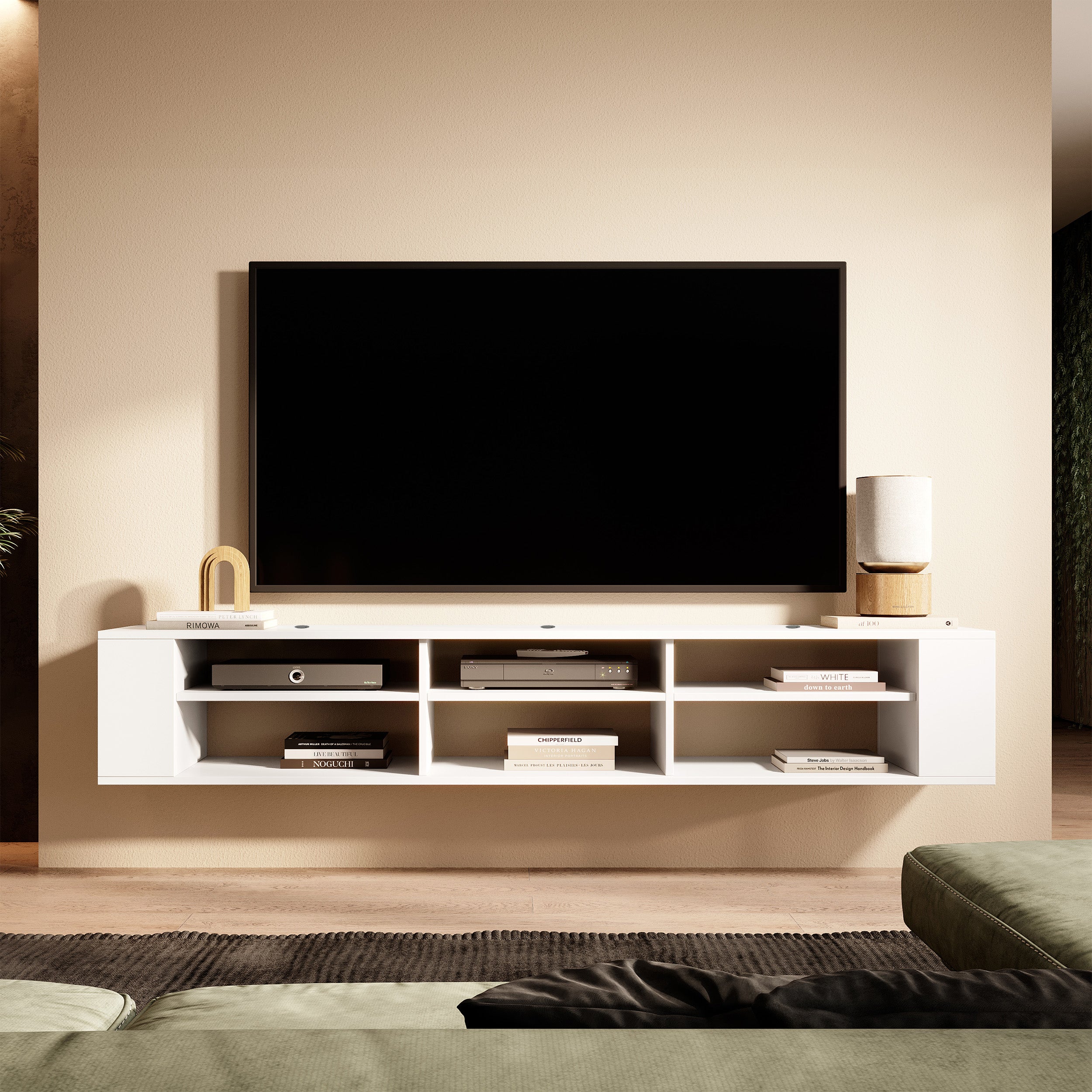 Szafka RTV Wall 175 cm Biały