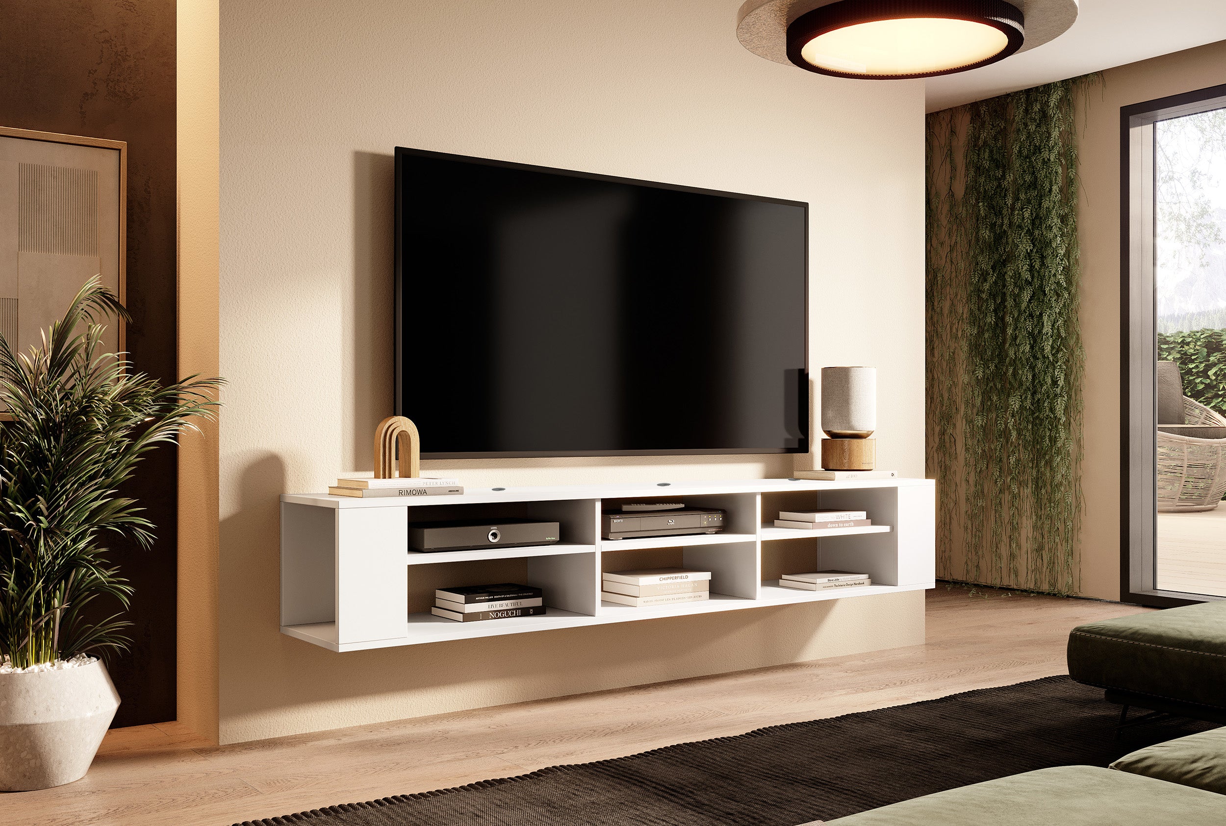 Szafka RTV Wall 175 cm Biały