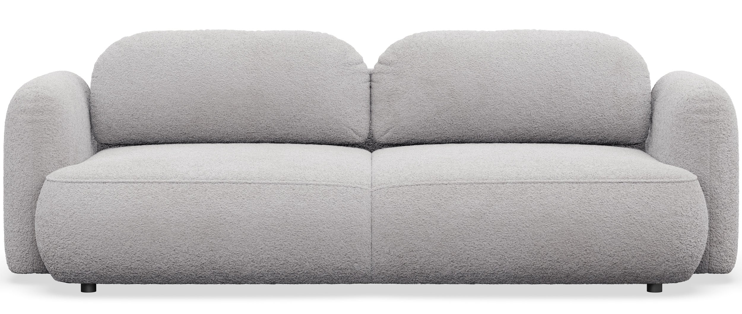 Kanapa rozkładana trzyosobowa Tvoya jasnoszara boucle