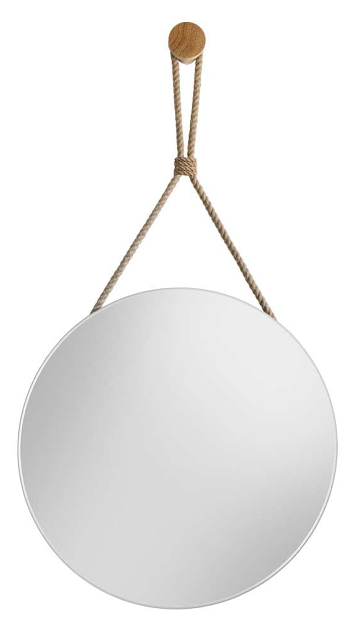 Lustro Twist na sznurze z pętelką 80 cm