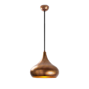 Lampa wisząca Sandshess średnica 28 cm metalowa miedziana