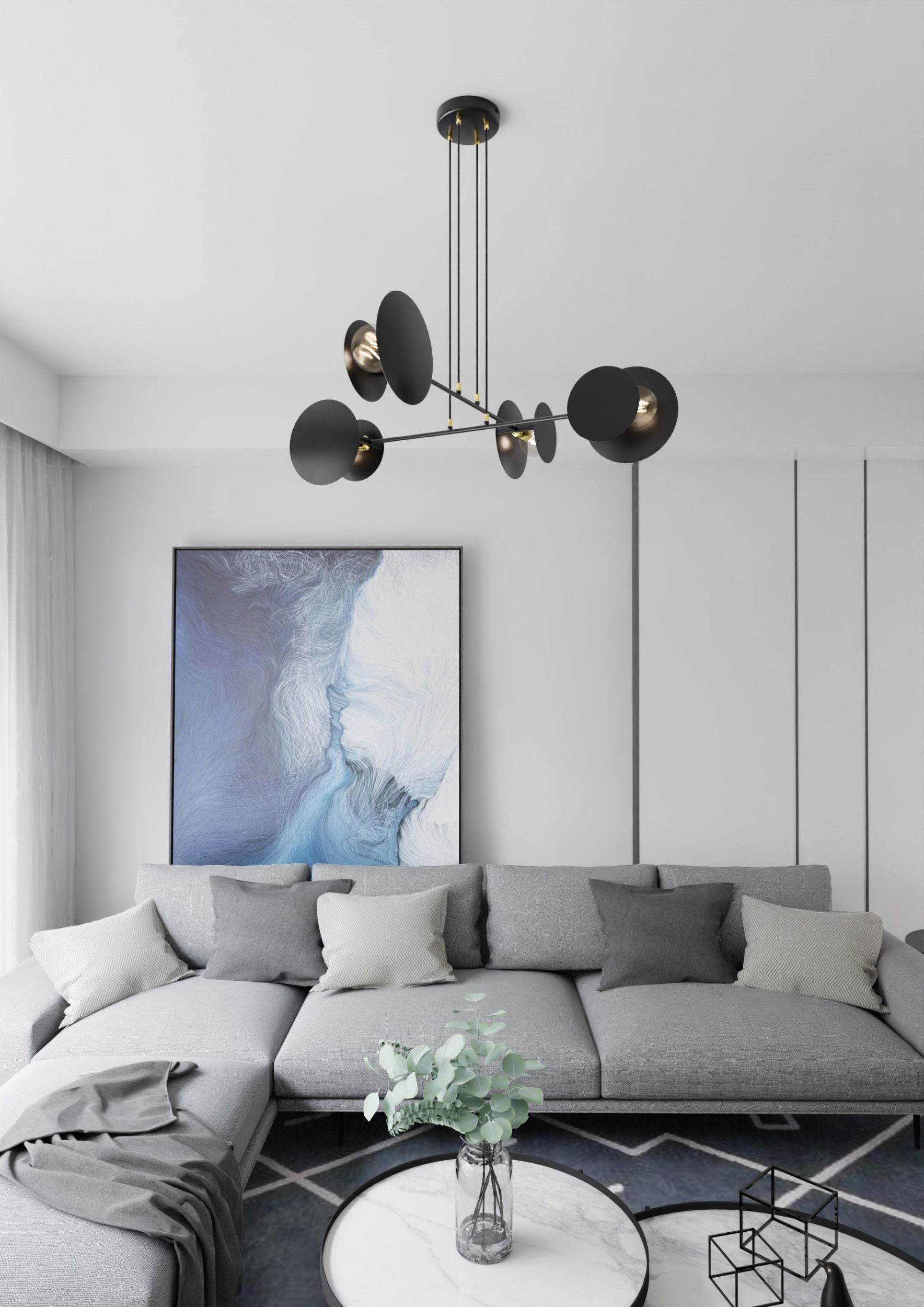 Lampa wisząca Viverone czarna