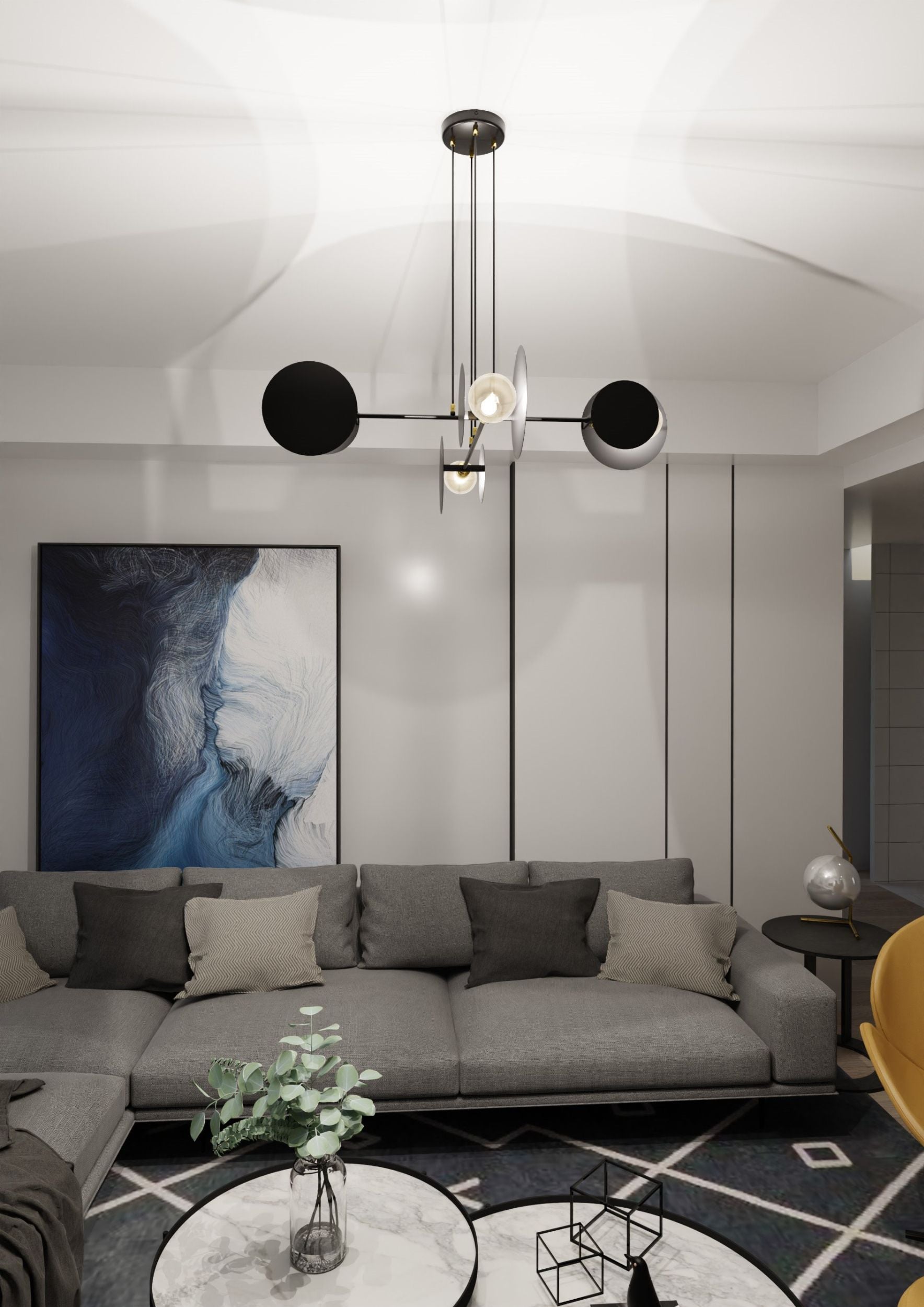 Lampa wisząca Viverone czarna